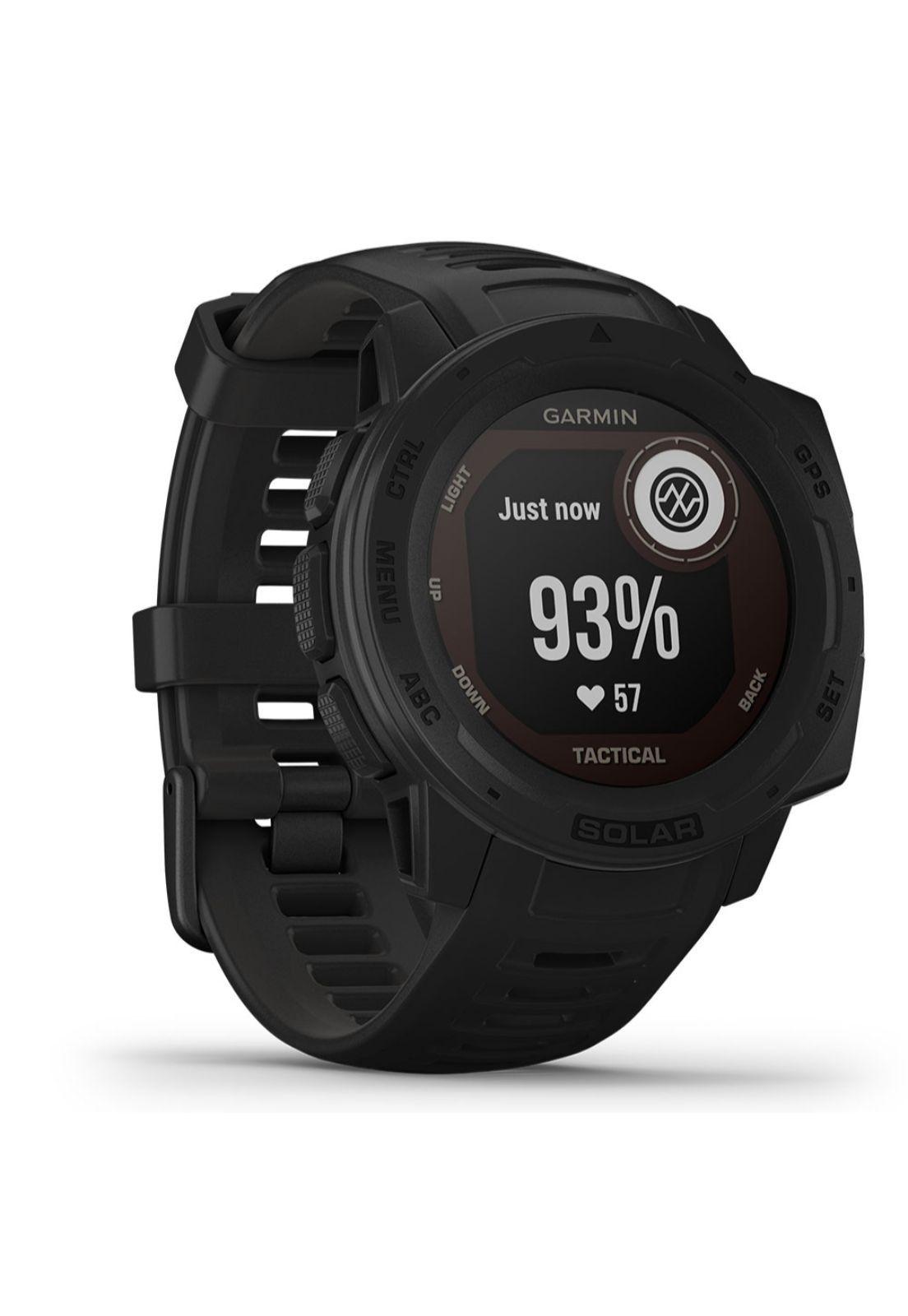 Smartwatch Instinct Solar Tactical Negro-2