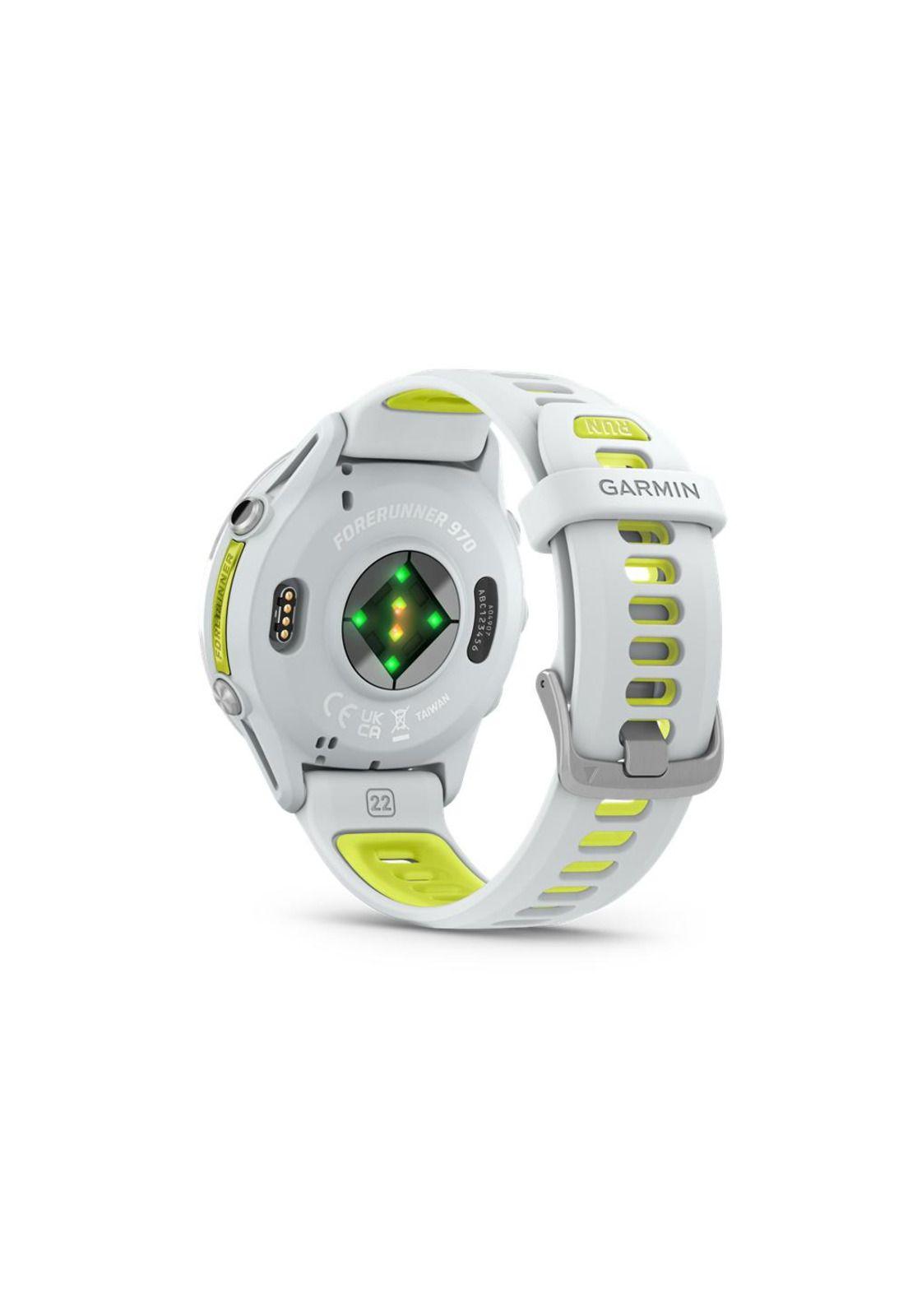 Smartwatch Forerunner 970 Whitestone/Yellow-3