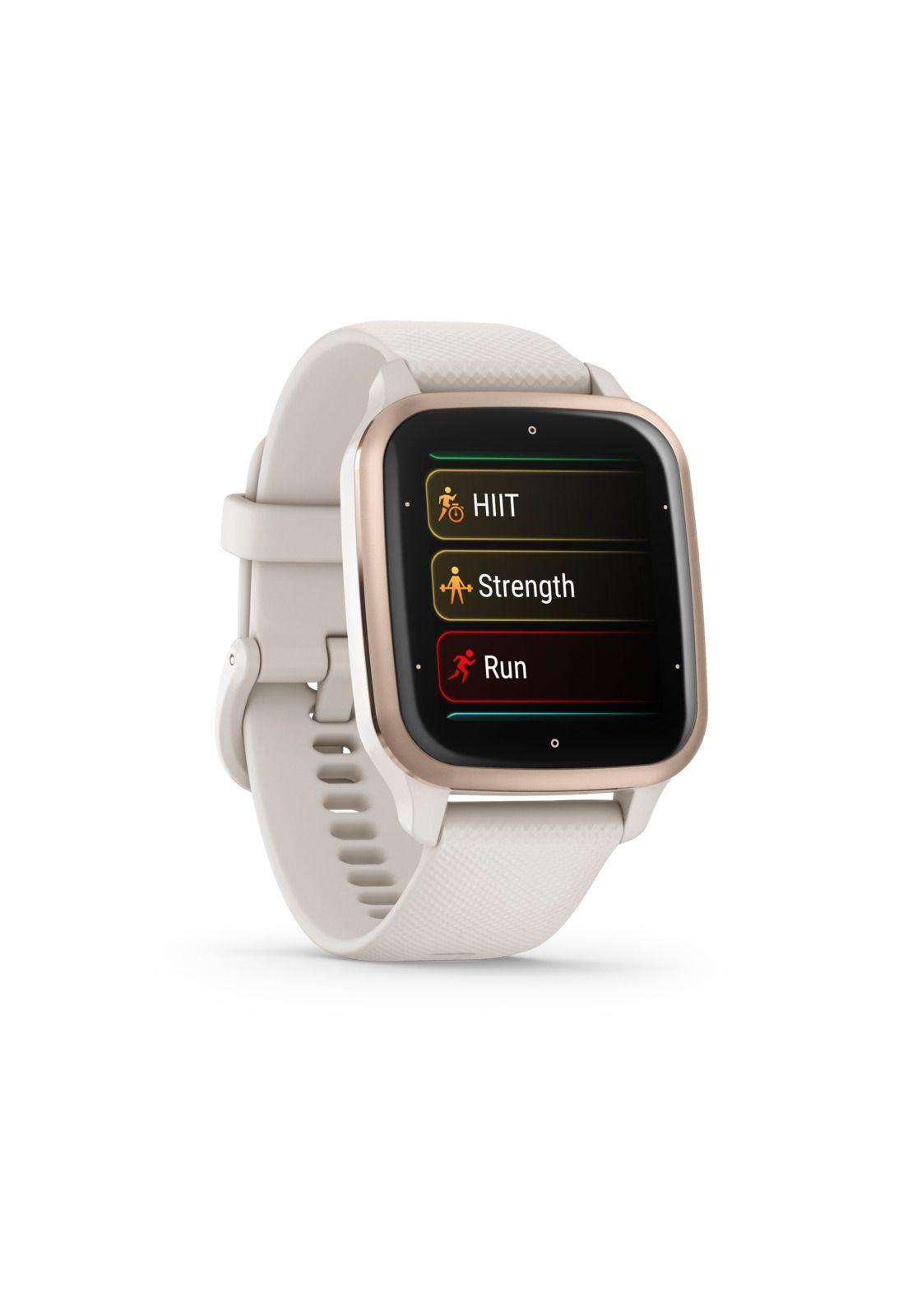Smartwatch Venu Sq 2 Music Ivory/Peach Gold-2