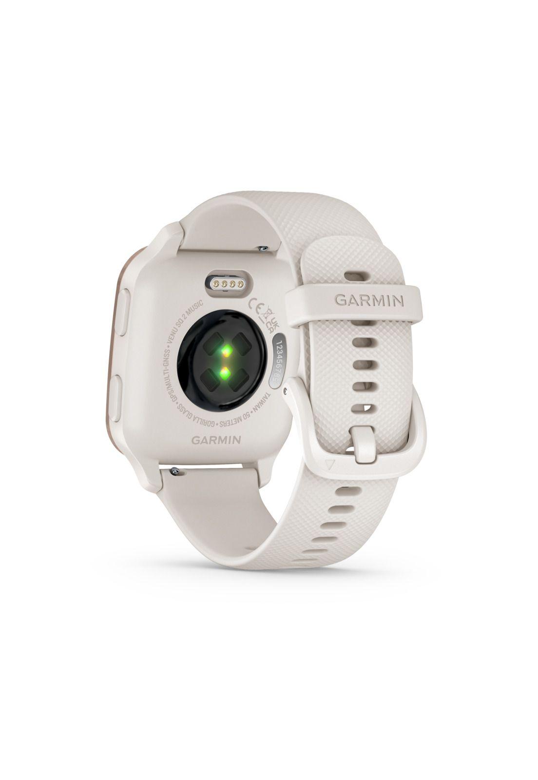 Smartwatch Venu Sq 2 Music Ivory/Peach Gold-4