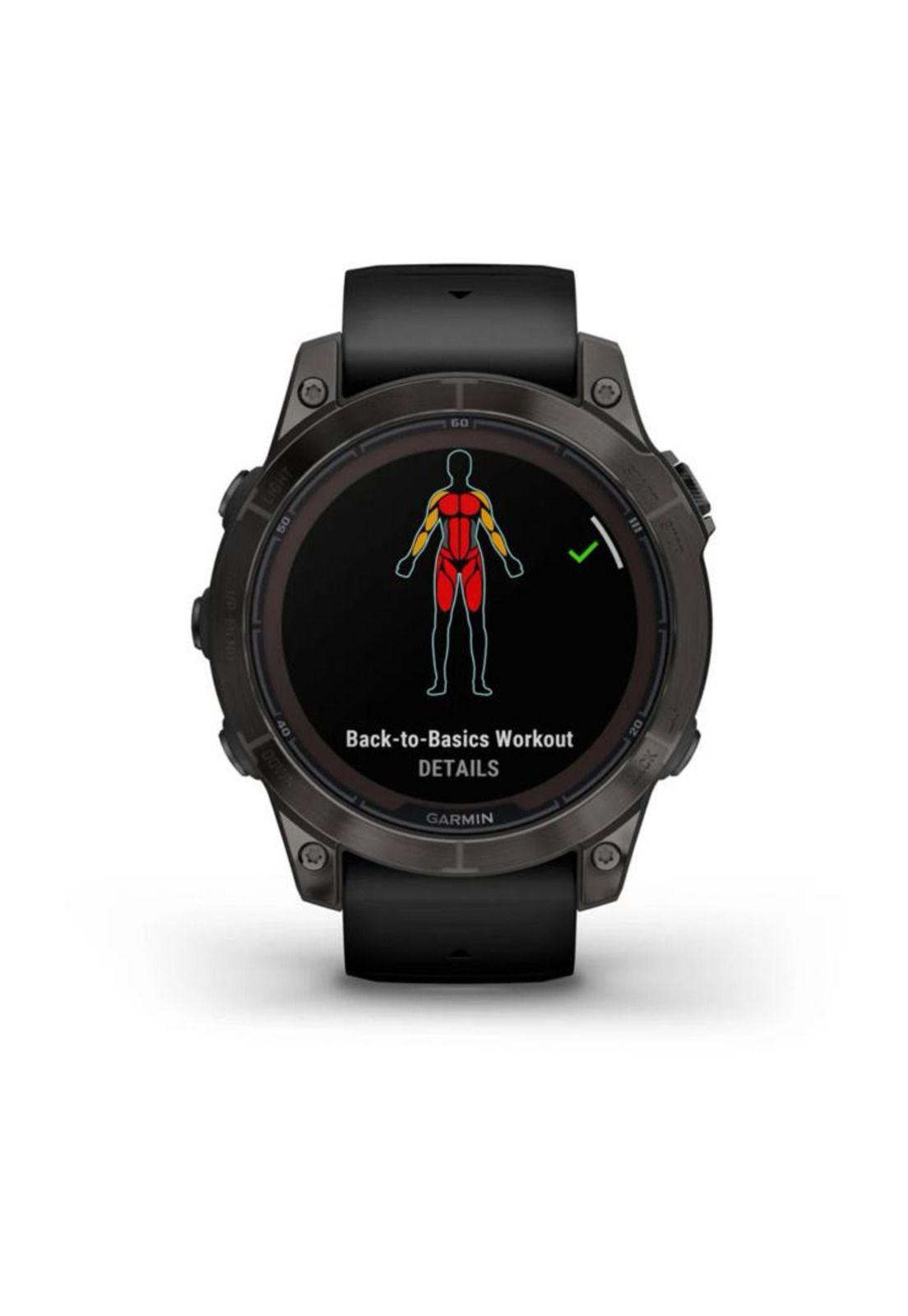 Smartwatch fenix 7 Pro Sapph Solar CrbnGry Ti w/Blk Band-3