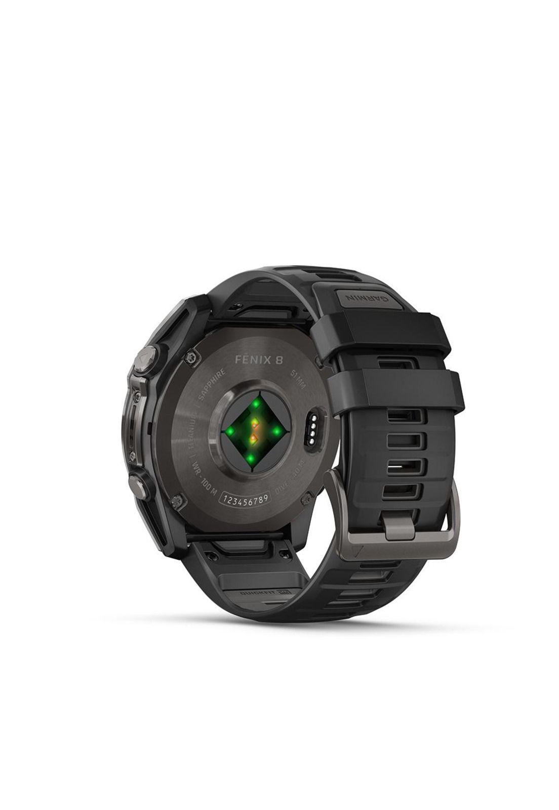 fenix 8 – 51mm, Sapphire, Graphite Grey with Black/Grey-2