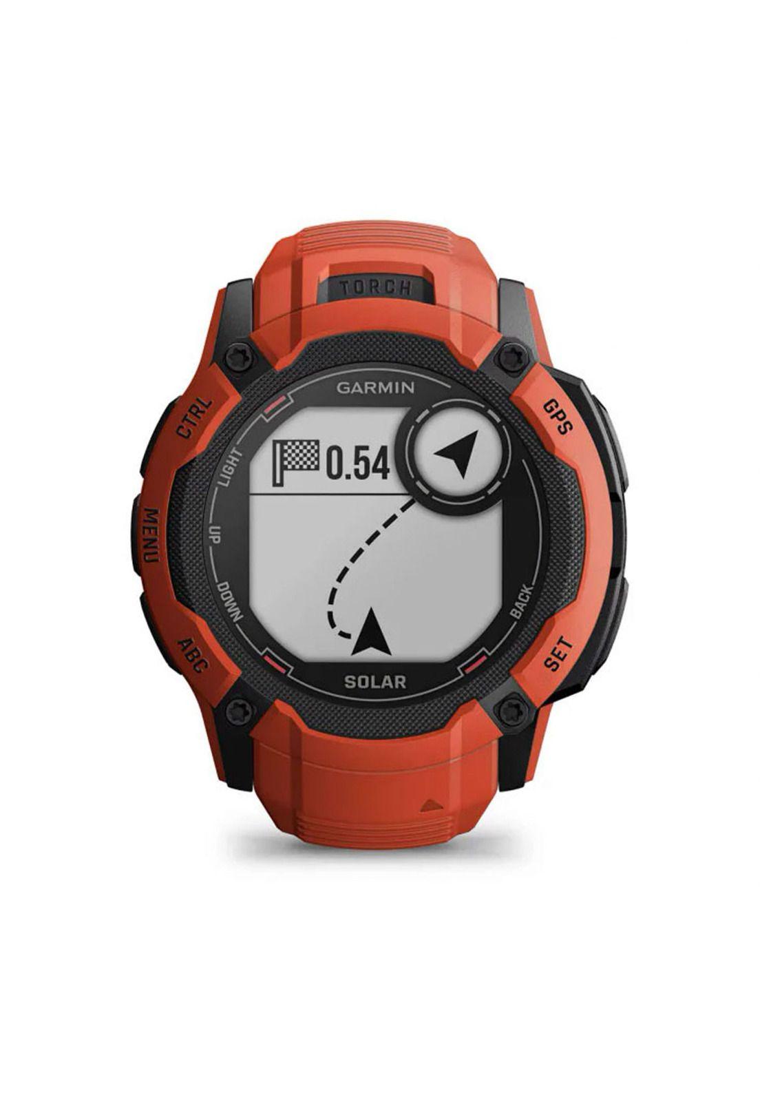 Smartwatch Instinct 2X Solar Flame Red-3