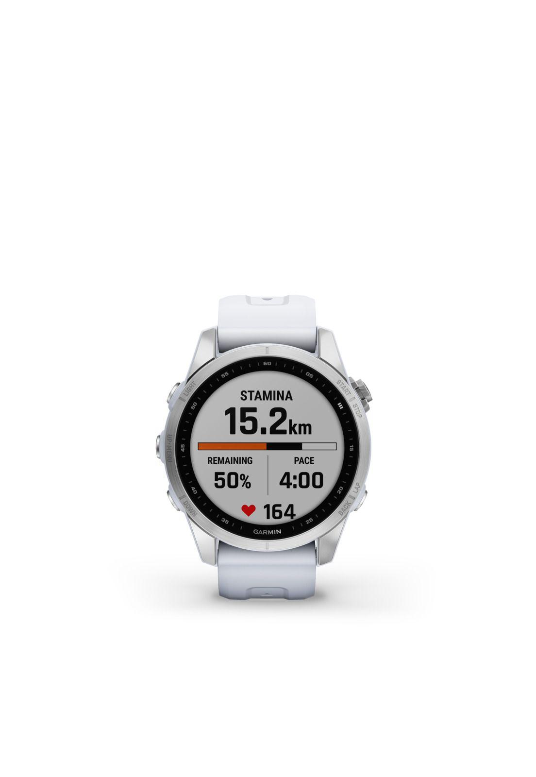 Smartwatch Fenix 7S Stainless steel w/ Whitestone band-3