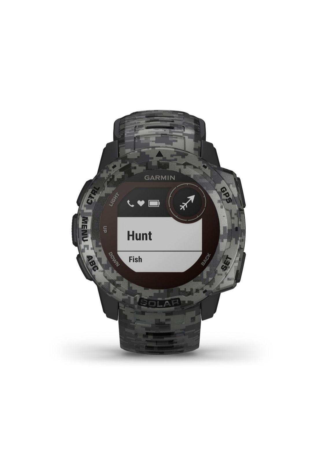 Smartwatch Instinct Solar Camo Grafito-2