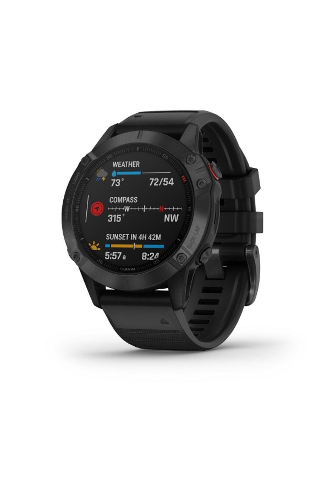 Smartwatch Fenix 6 Pro Black W/Black Band Chile Garmin-1