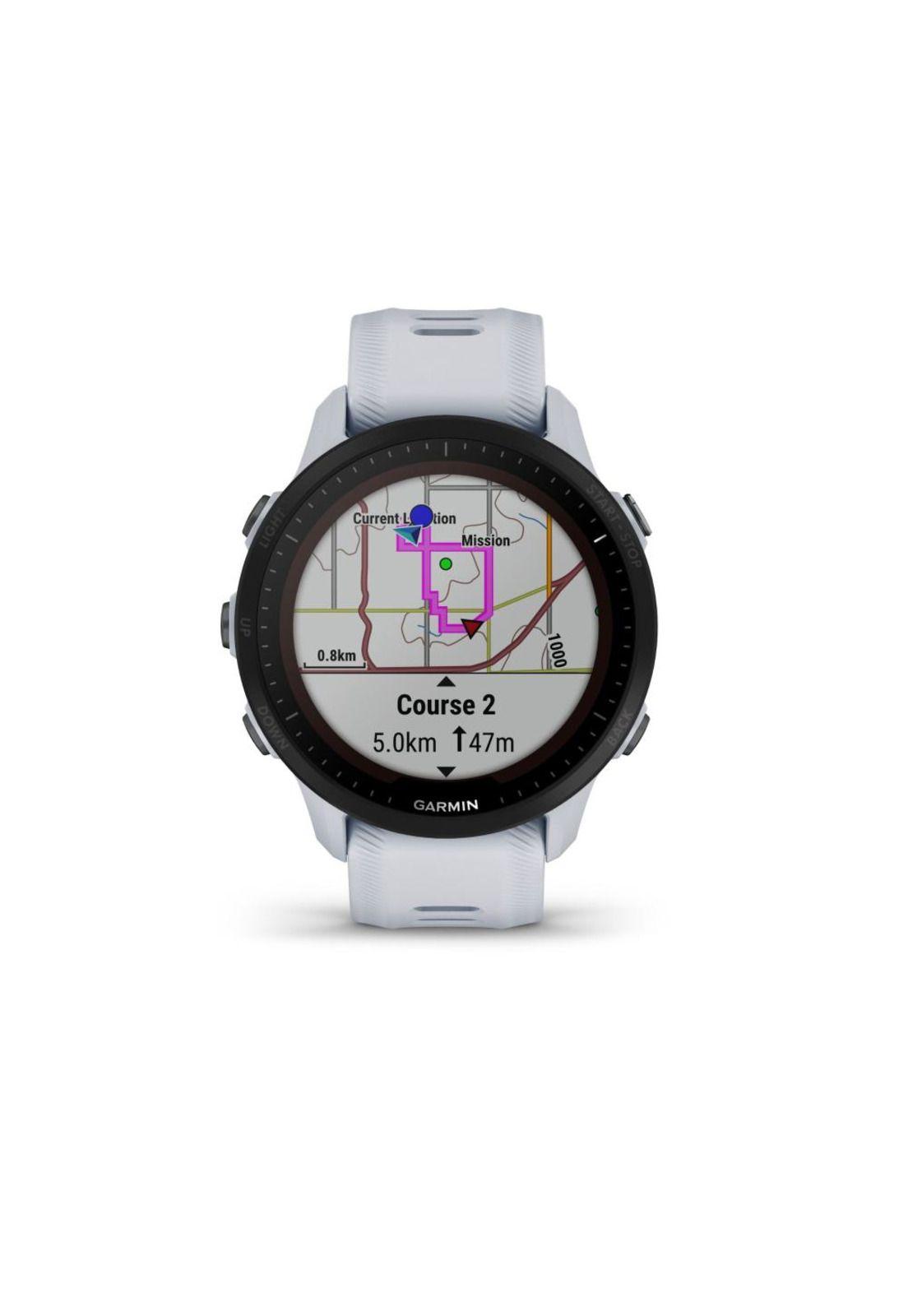 Smartwatch Forerunner 955 Solar Whitestone-3