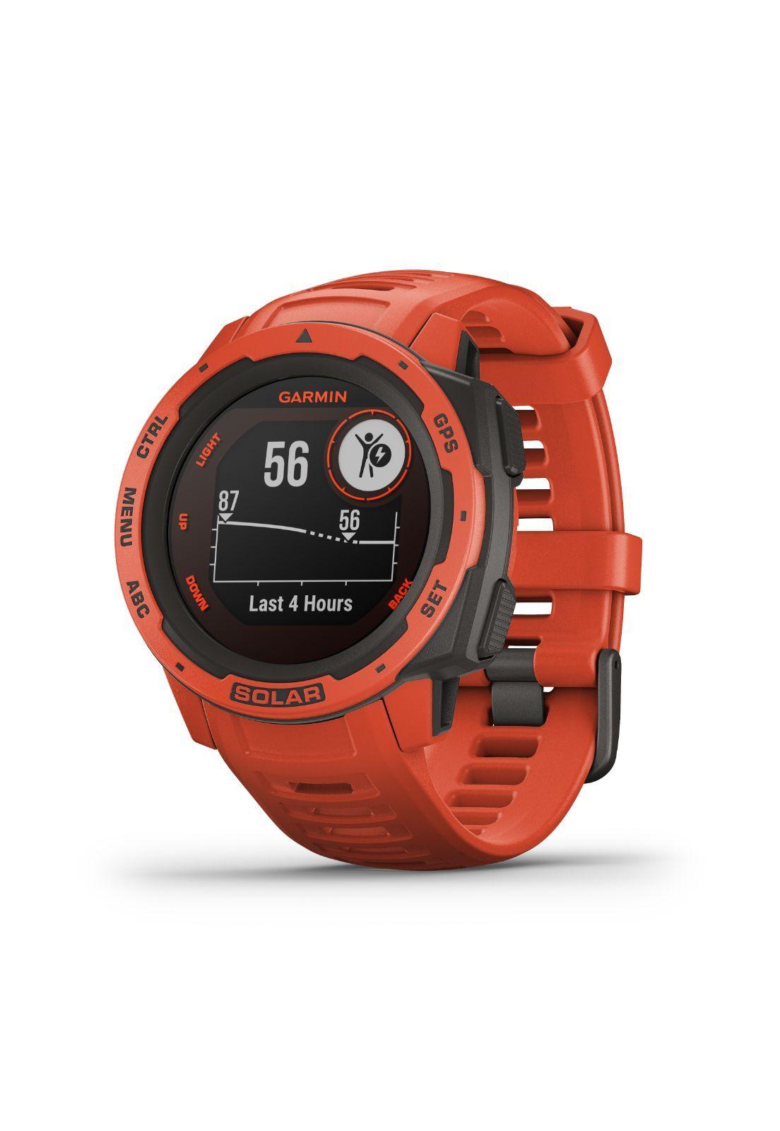 Smartwatch Instinct Solar Rojo-2