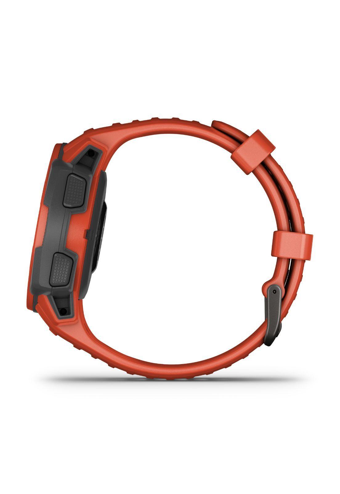Smartwatch Instinct Solar Rojo-3