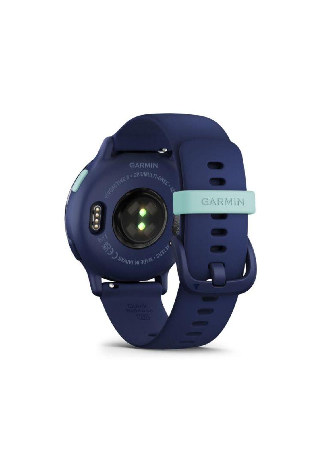 vivoactive 5 Music Cpt. Blue/Blue Metallic-3