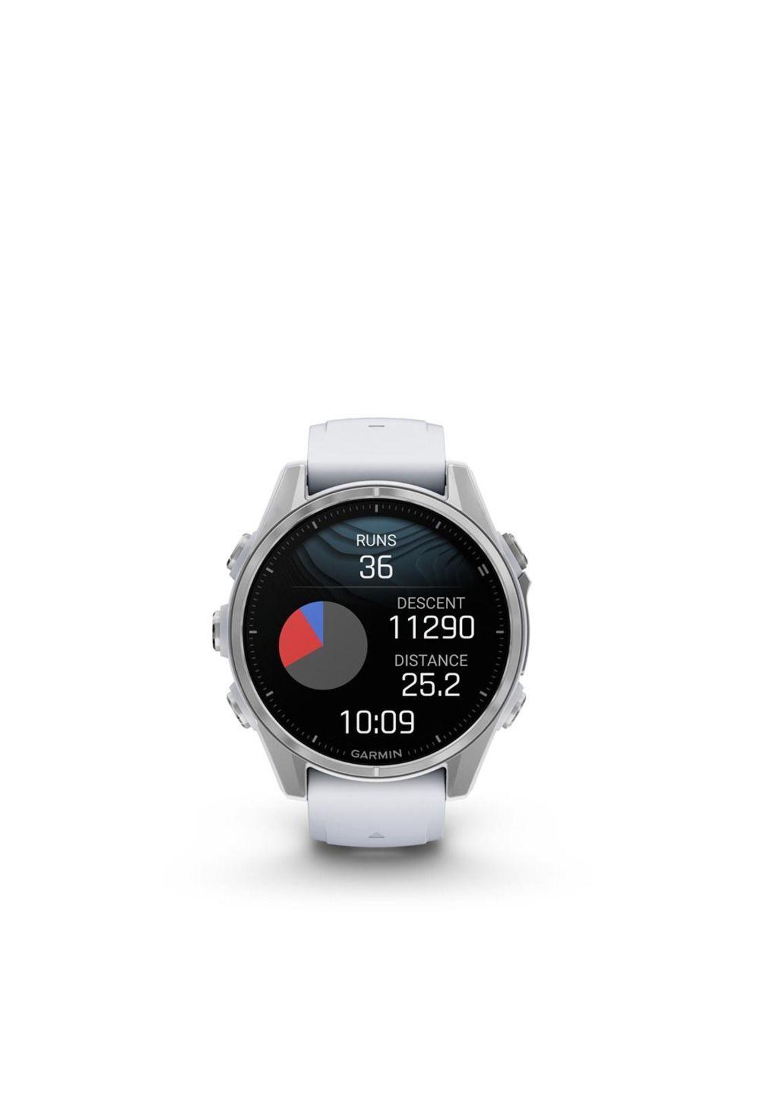 Smartwatch fenix 8 Amoled 43 mm Blanco Garmin-1