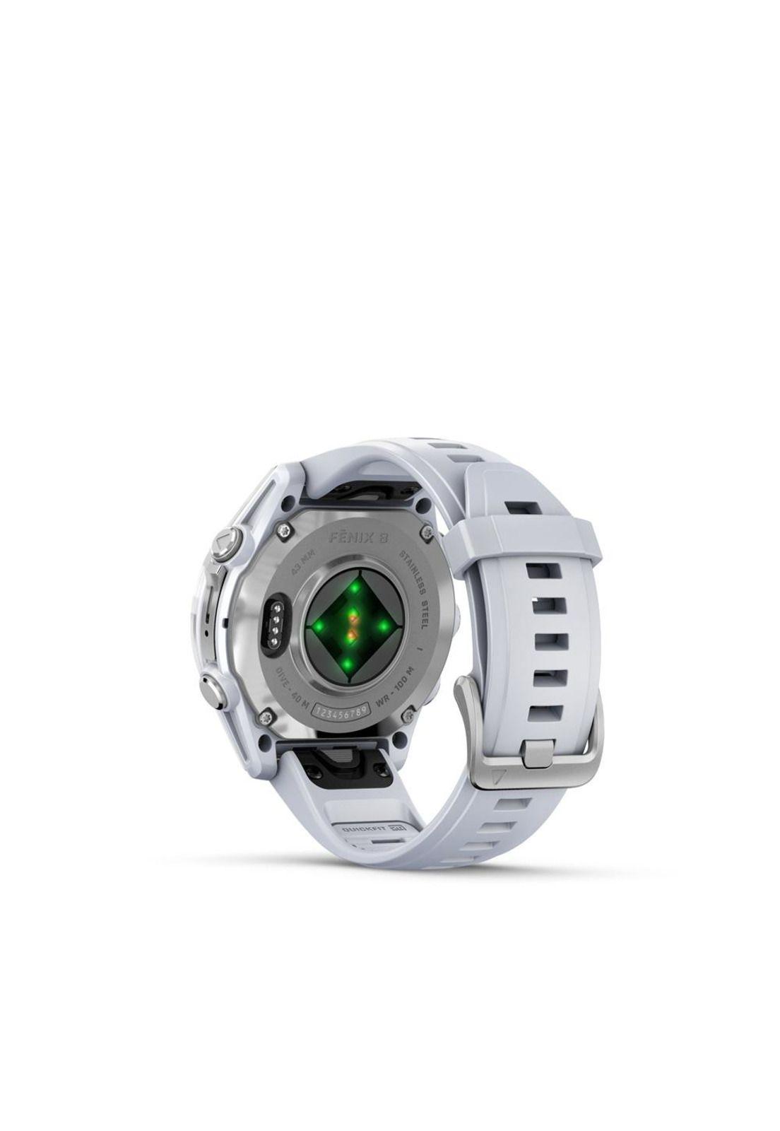Smartwatch fenix 8 Amoled 43 mm Blanco Garmin-3