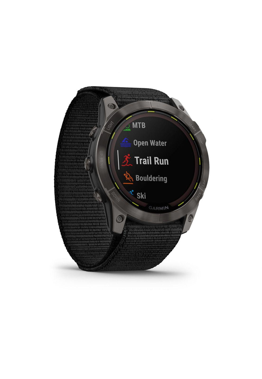 Enduro 2 Saph CrbnGrayDLC Ti w/Blk UltraFit Band-2