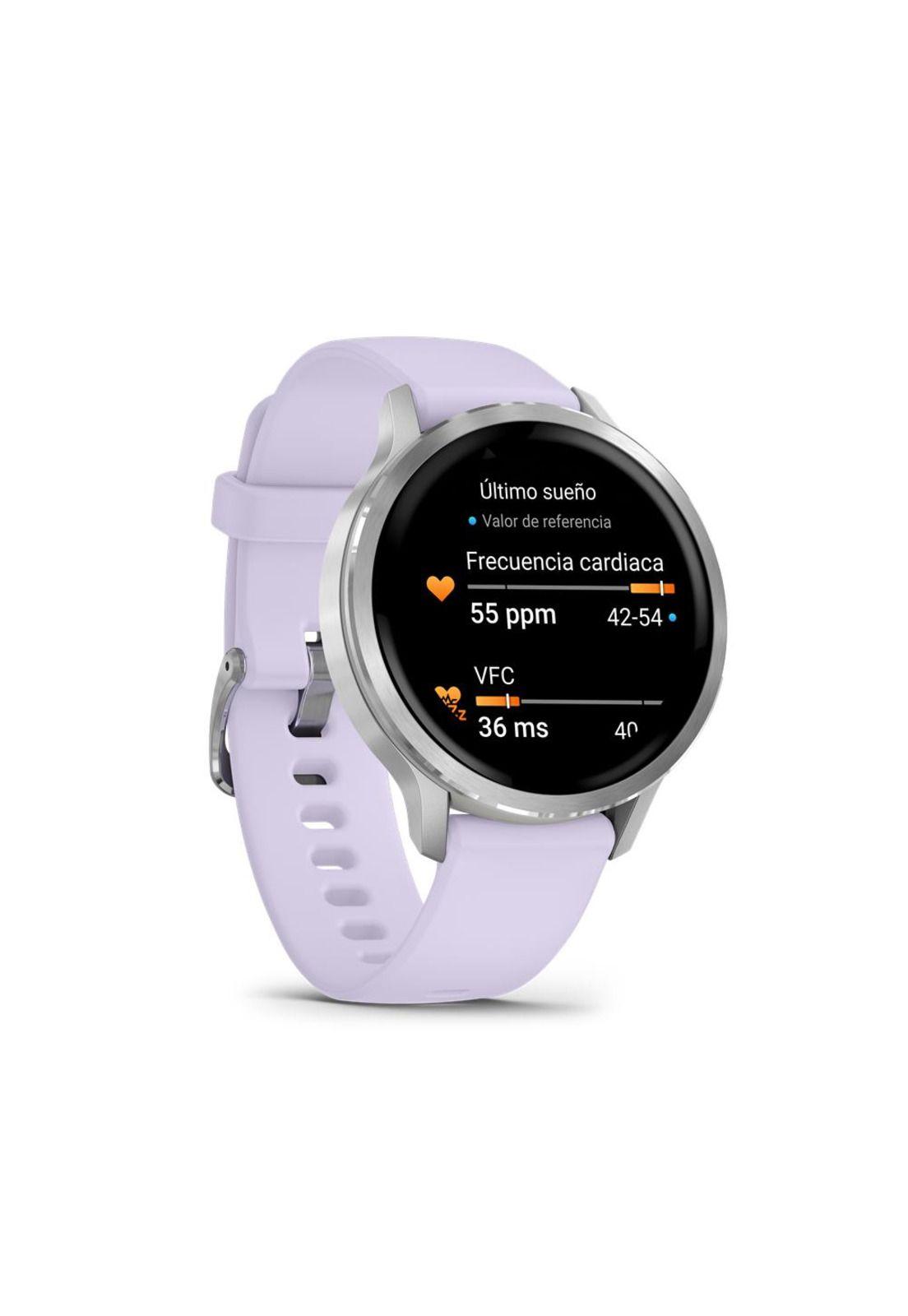 Smartwatch Venu 4 (41mm) Gray Silver Periwinkle Garmin-2