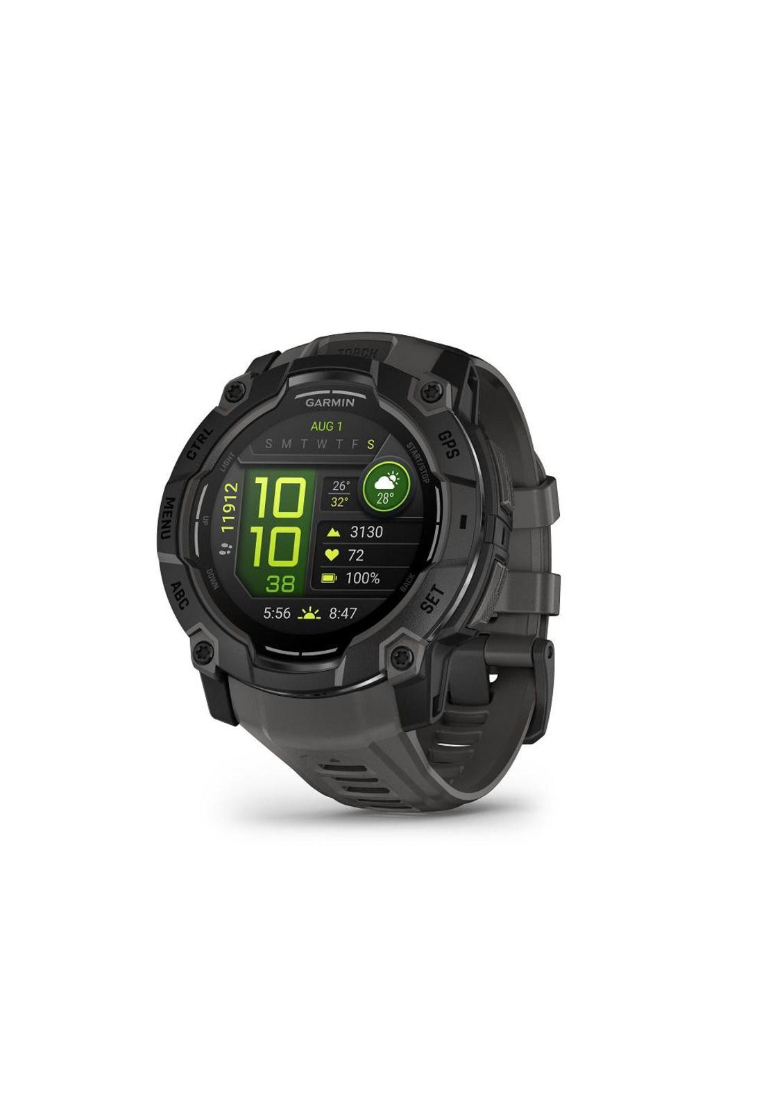 Instinct 3,50mm,AMOLED,Black Bezel with Charcoal Band,WW-0