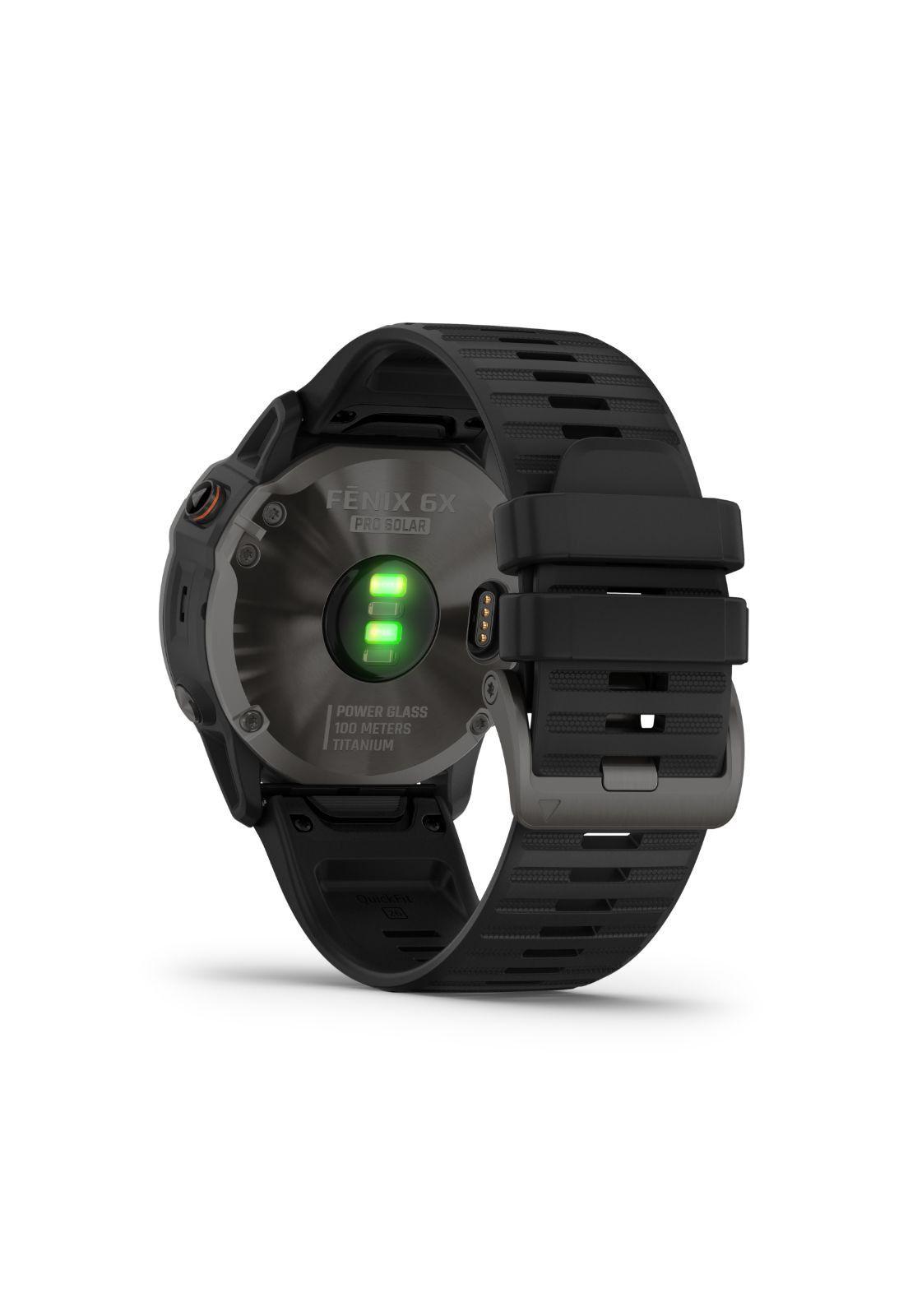 Smartwatch fenix 6X Pro Solar Titanio Negro-4