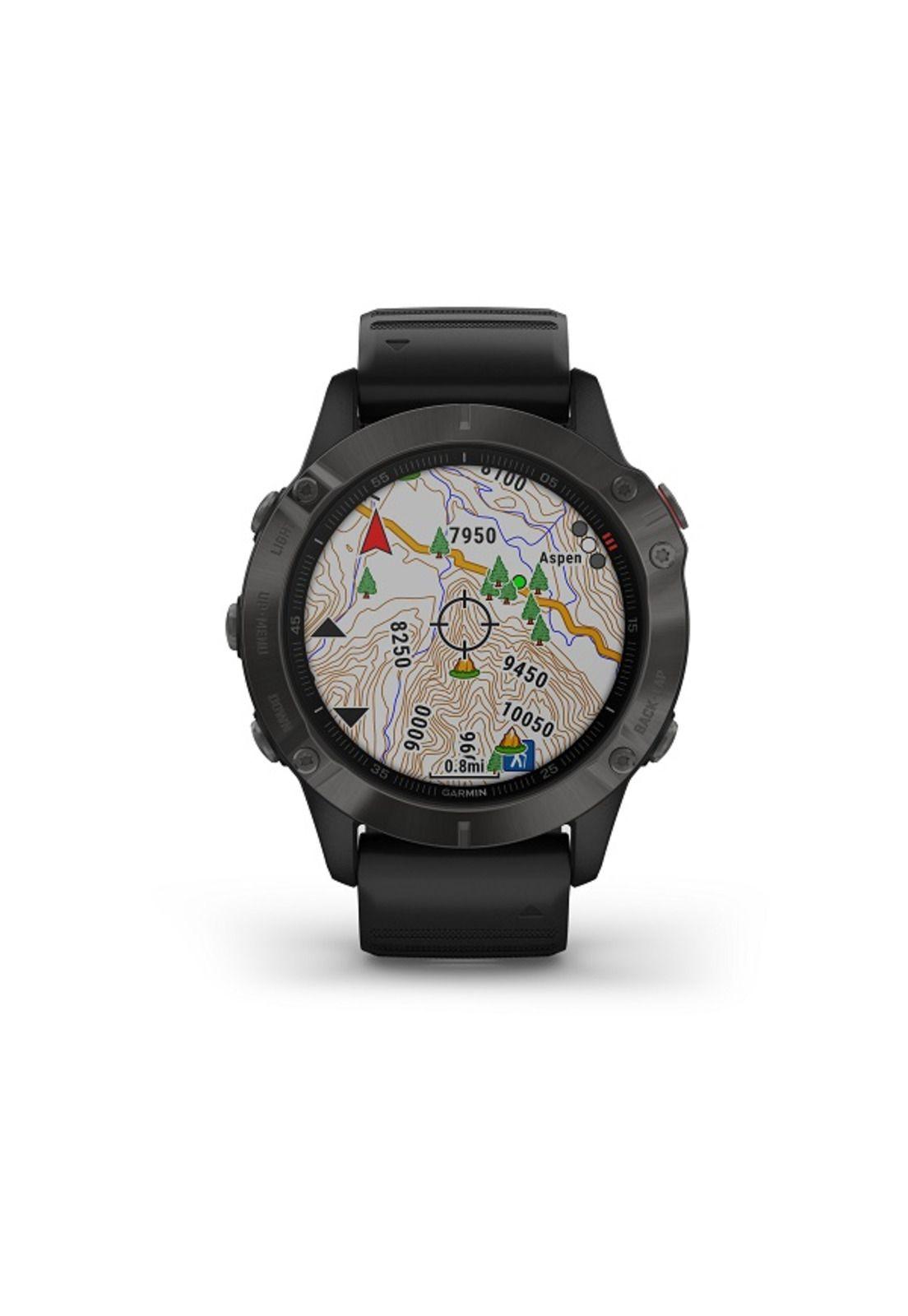Smartwatch Fenix 6 Sapphire Gray W/Black Band South America Garmin-2