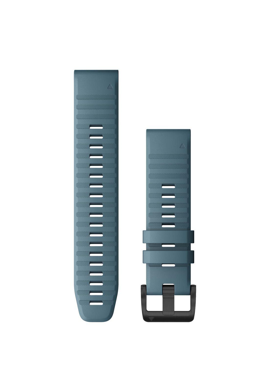 QuickFit 22 Watch Band - Lakeside Blue Silicone-0