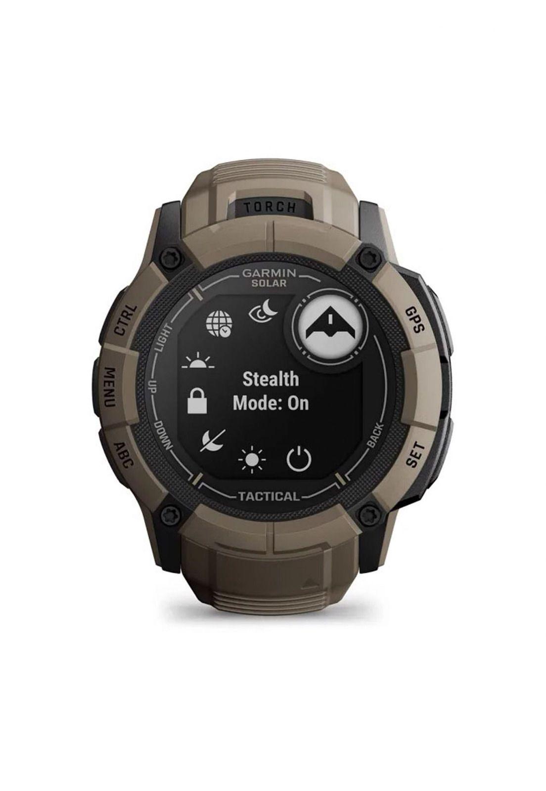 Smartwatch Instinct 2X Solar - Tactical Edition, Coyote Tan-3