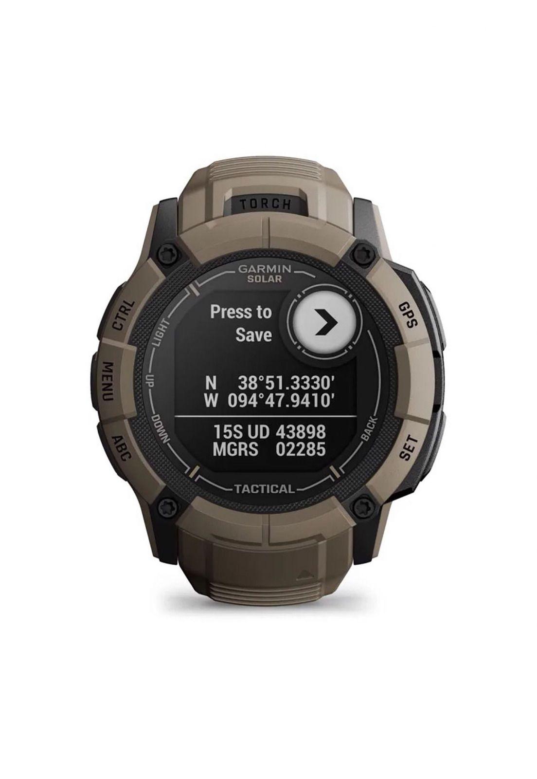 Smartwatch Instinct 2X Solar - Tactical Edition, Coyote Tan-4