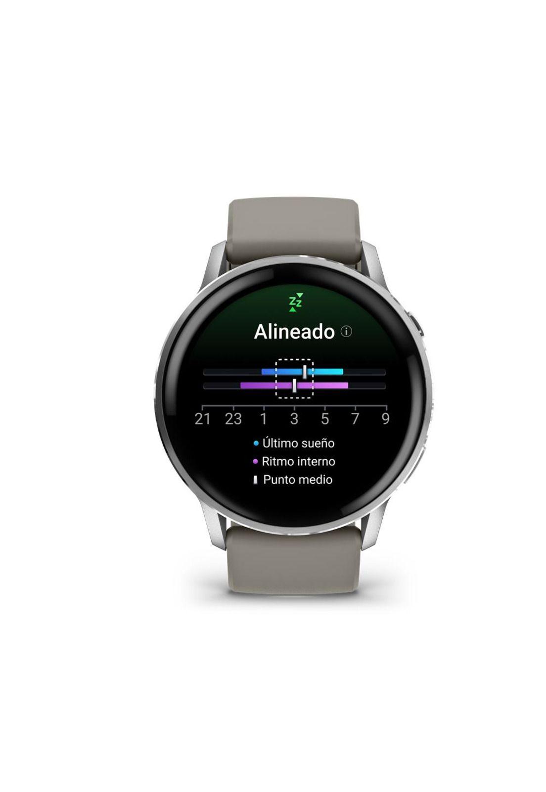 Smartwatch Venu 4 (45mm) Black w/ Silver Gray Garmin-1