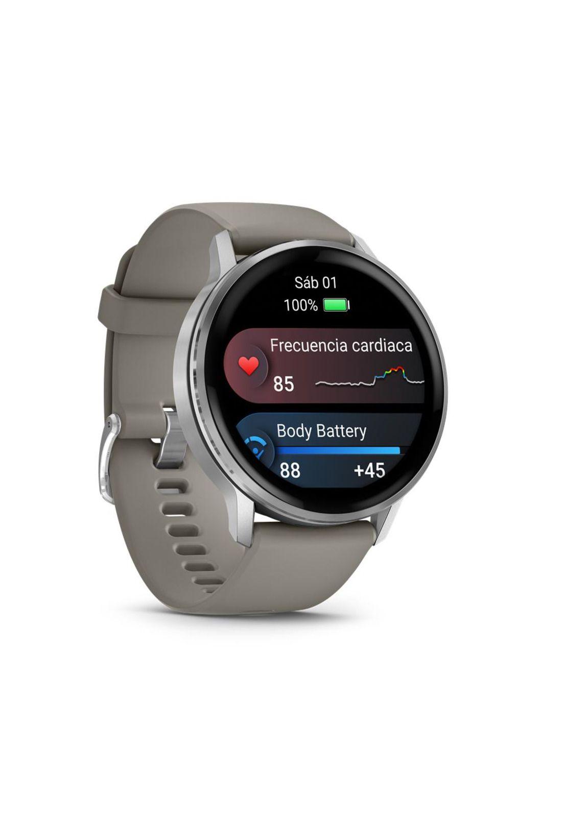 Smartwatch Venu 4 (45mm) Black w/ Silver Gray Garmin-2