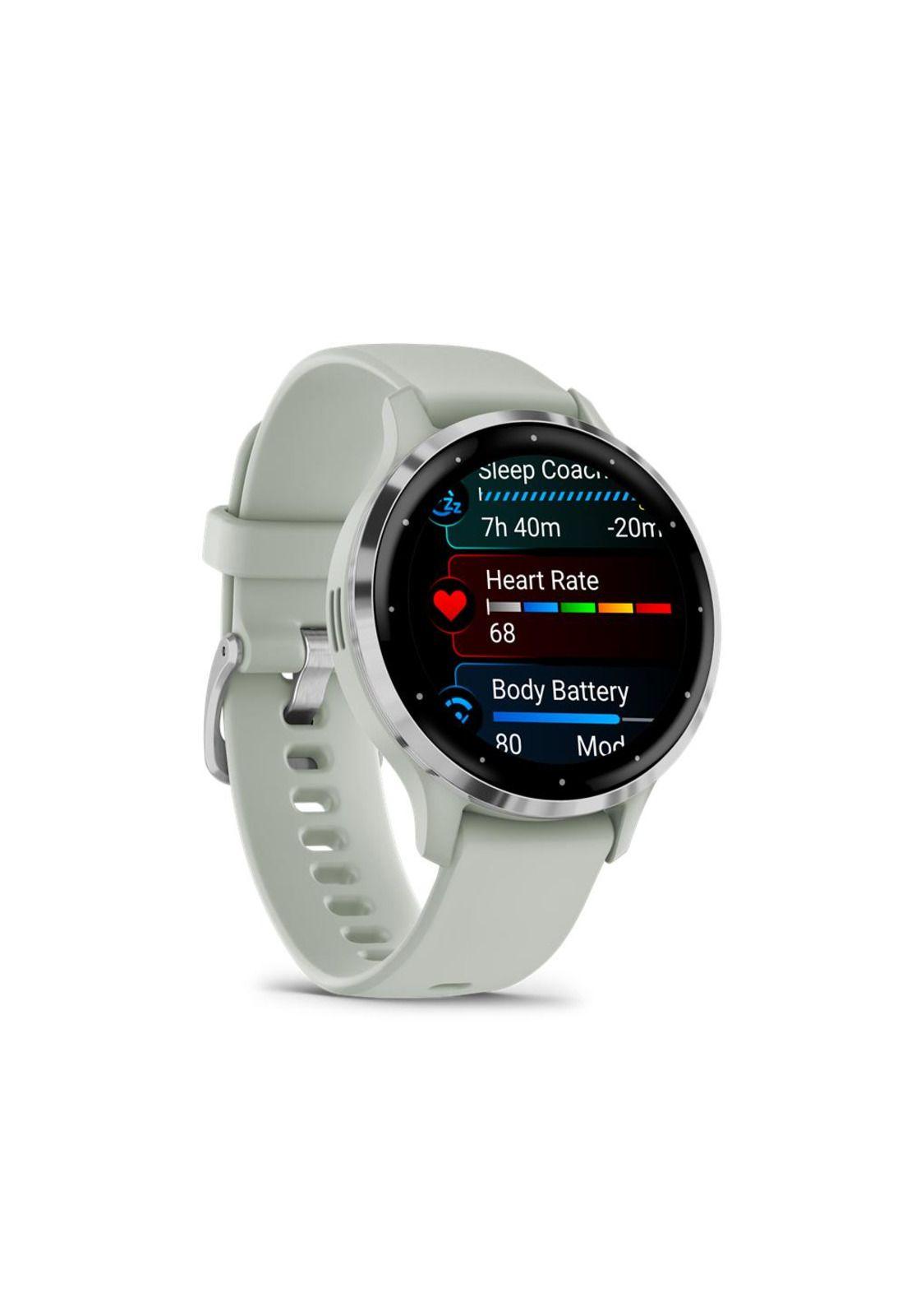 Smartwatch Venu 3S, Sage Gray + Passivated-2