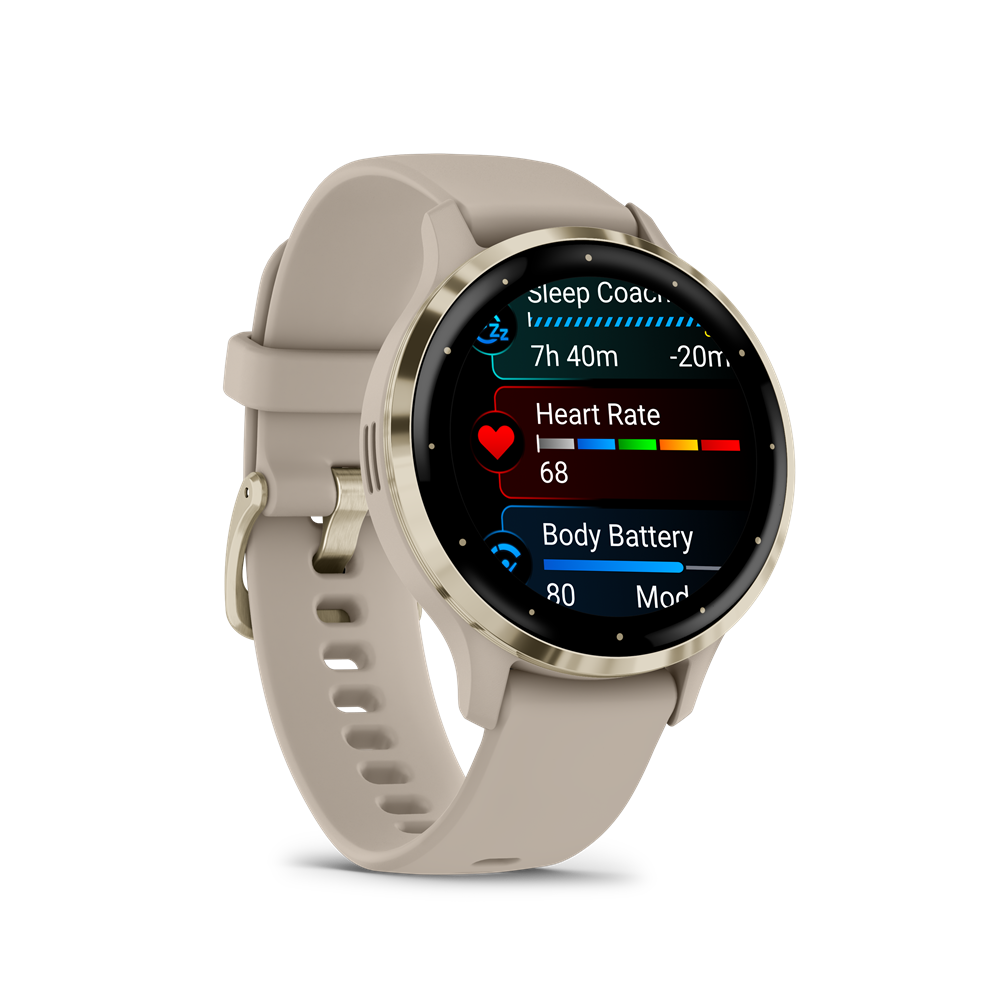 Smartwatch Venu 3S, French Gray + Soft Gold-2