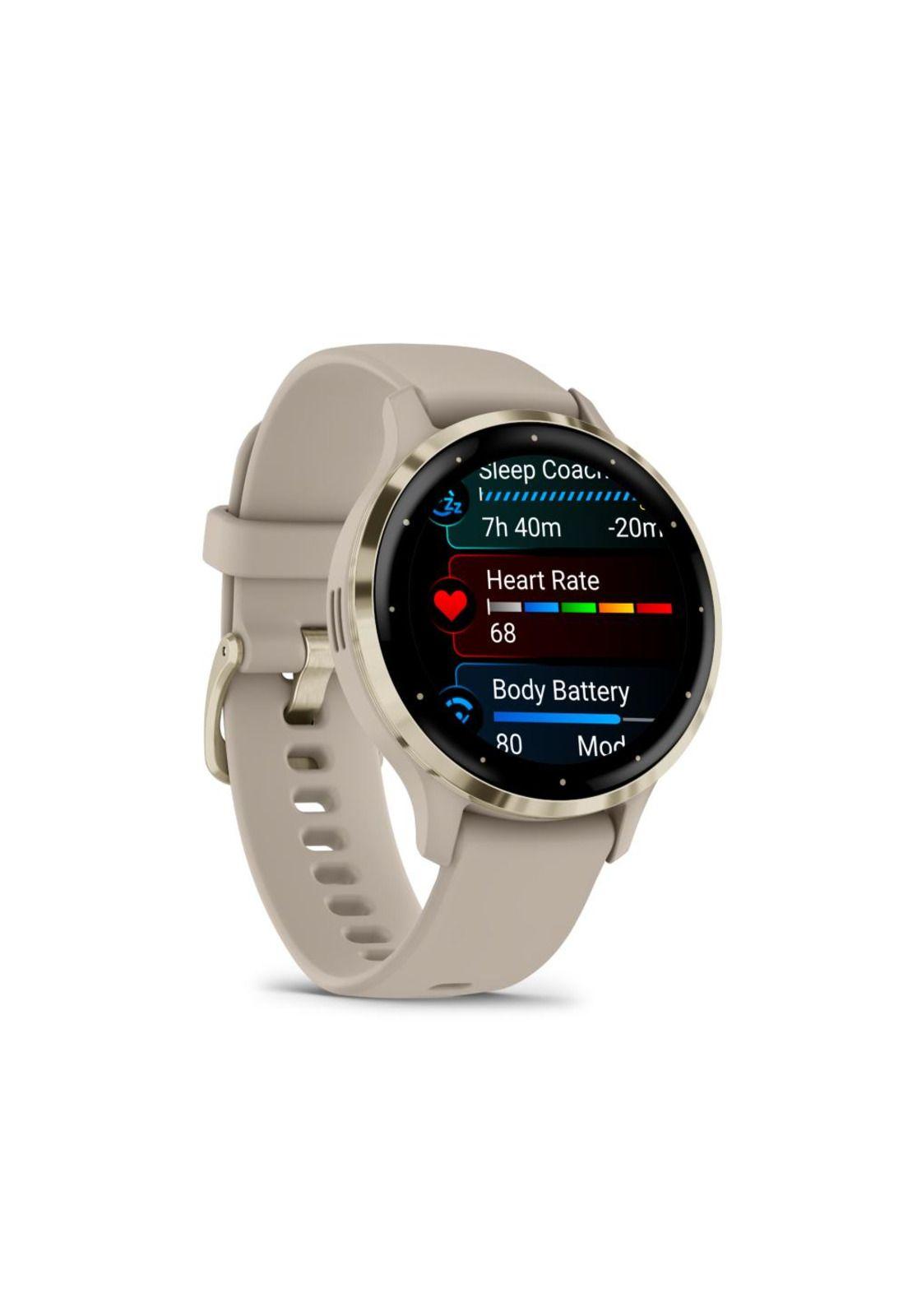 Smartwatch Venu 3S, French Gray + Soft Gold-2