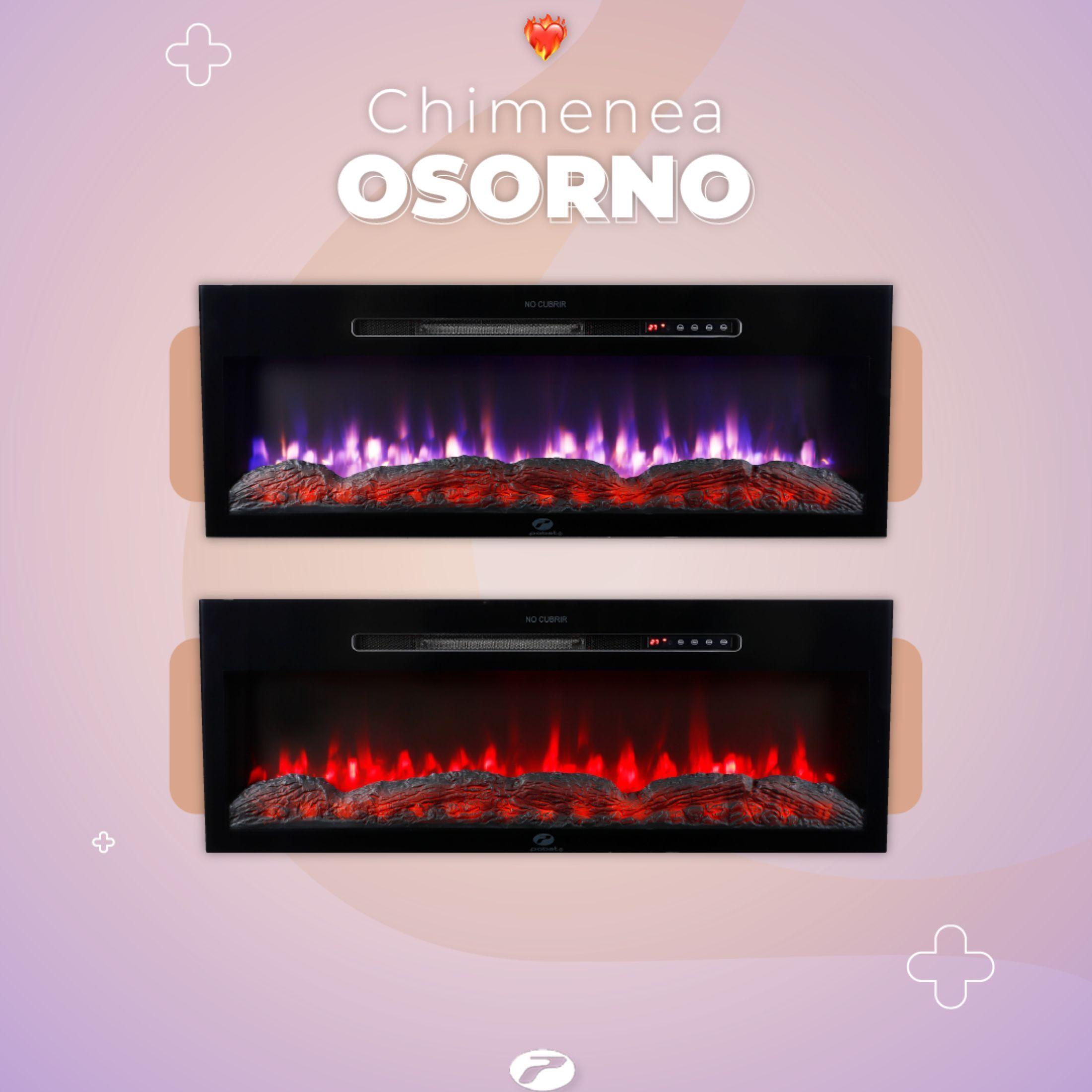 CHIMENEA ELÉCTRICA MODELO OSORNO 48" -2
