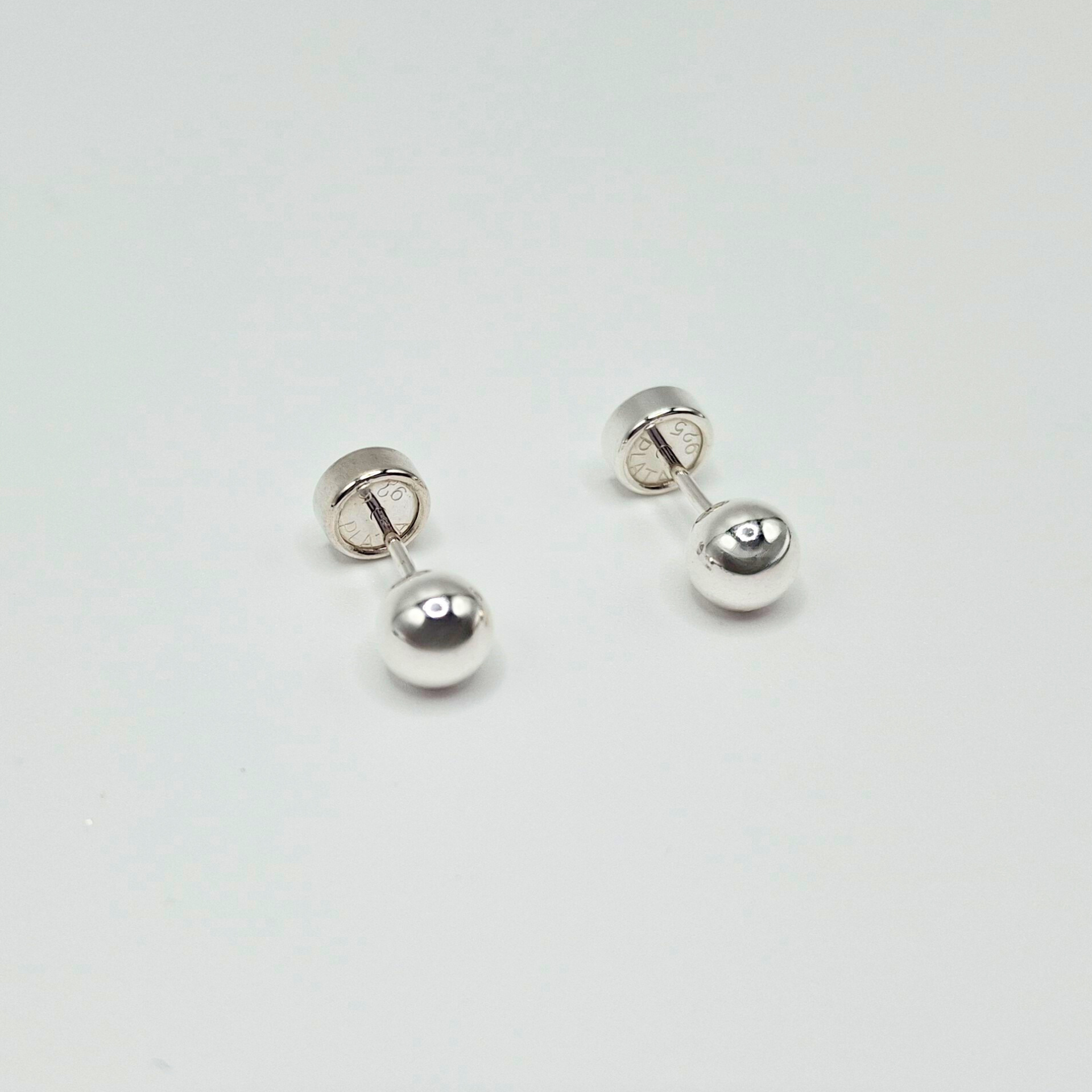 Aros Abridores Bolita de plata 5 mm-2