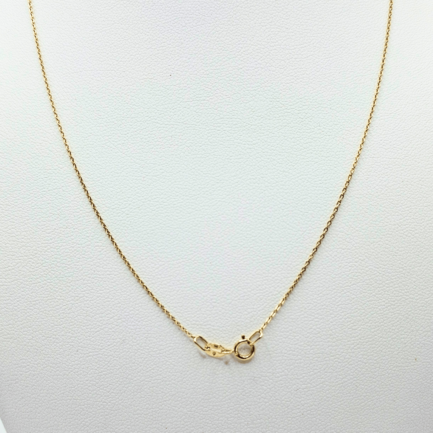 Collar modelo Flor de loto oro 18k, cadena forzatina 40 cm-4