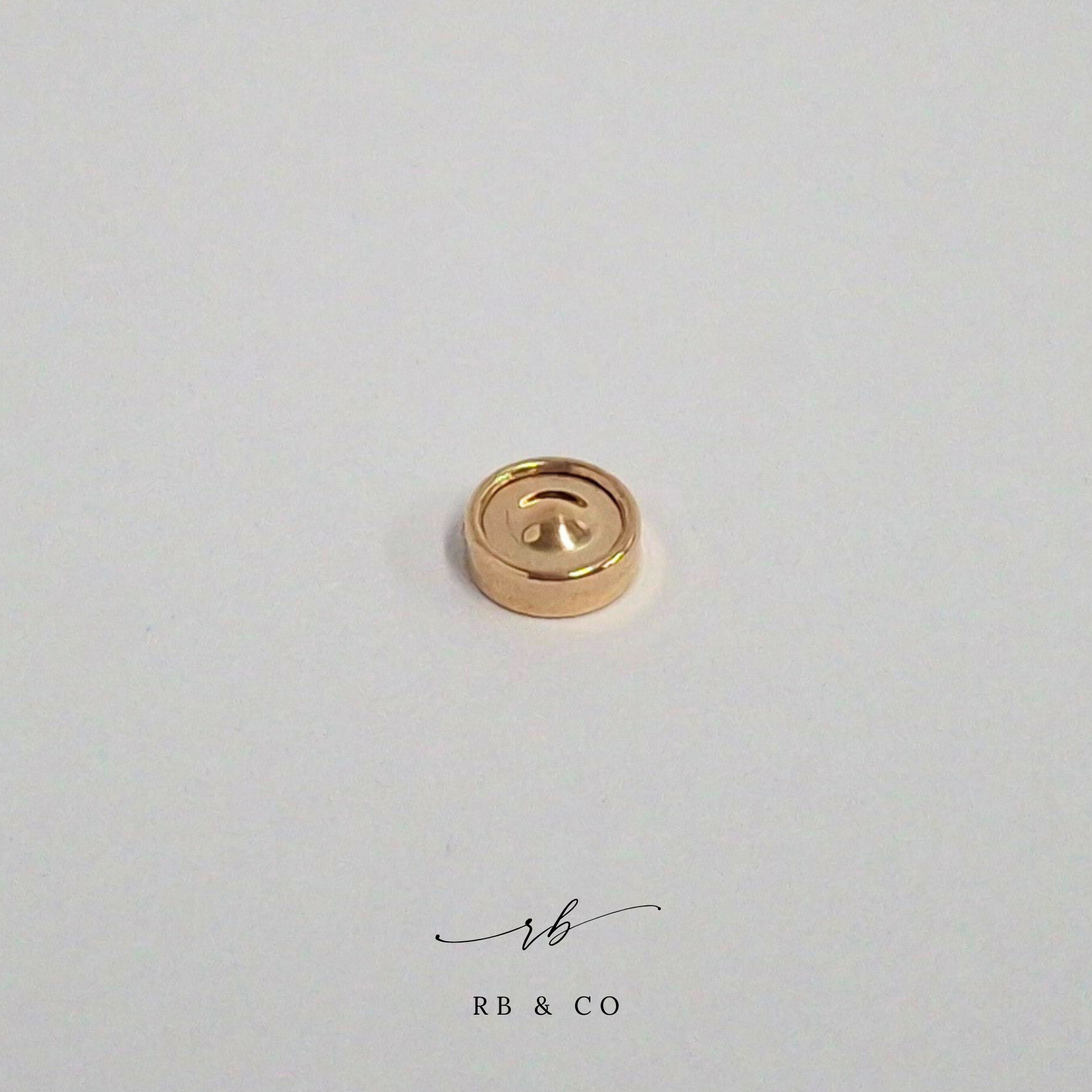 Tope aro abridor de bebé y niña para repuesto laminado en oro 18k-2
