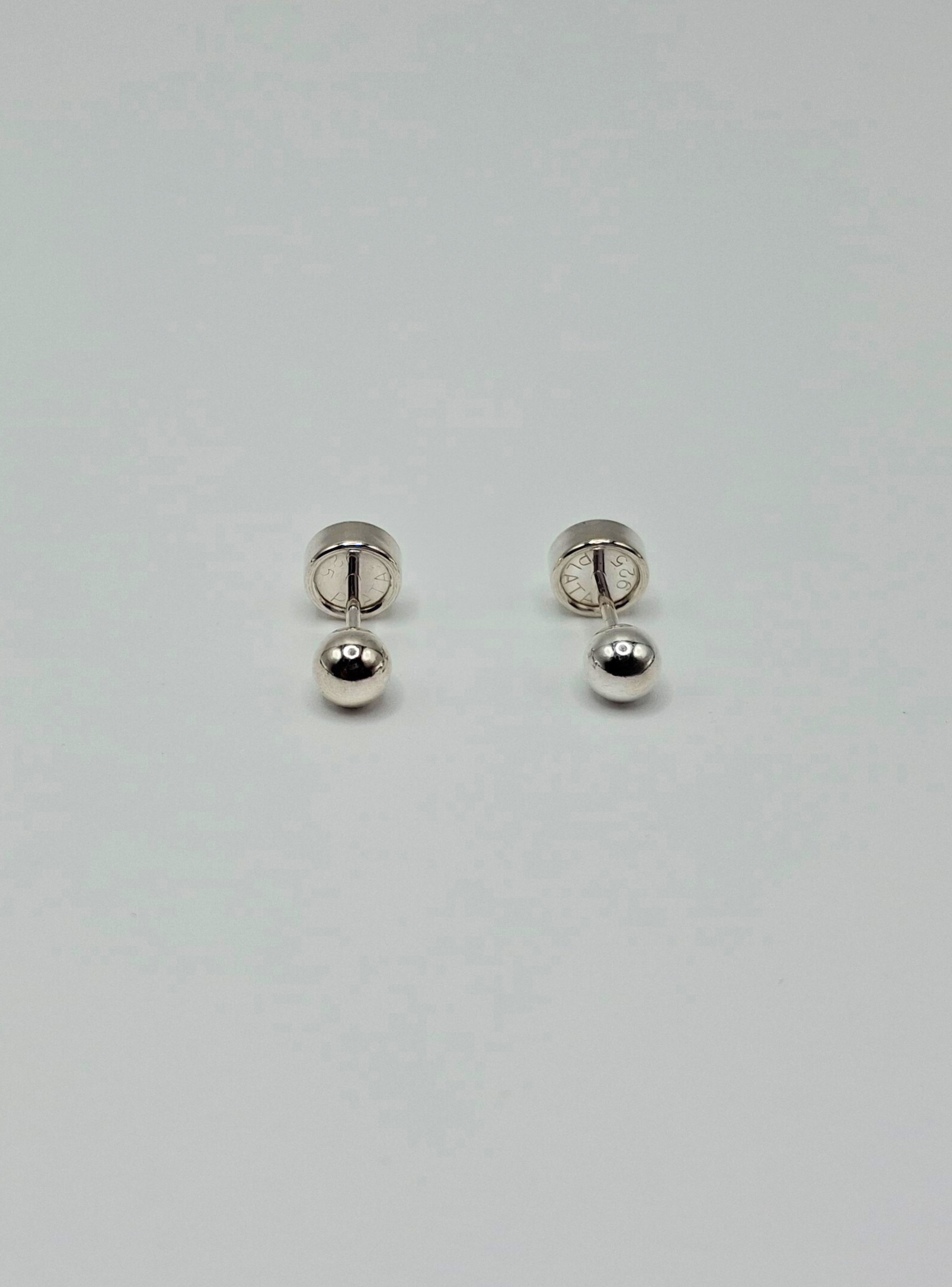 Aros Abridores Bolita de plata 4mm-2