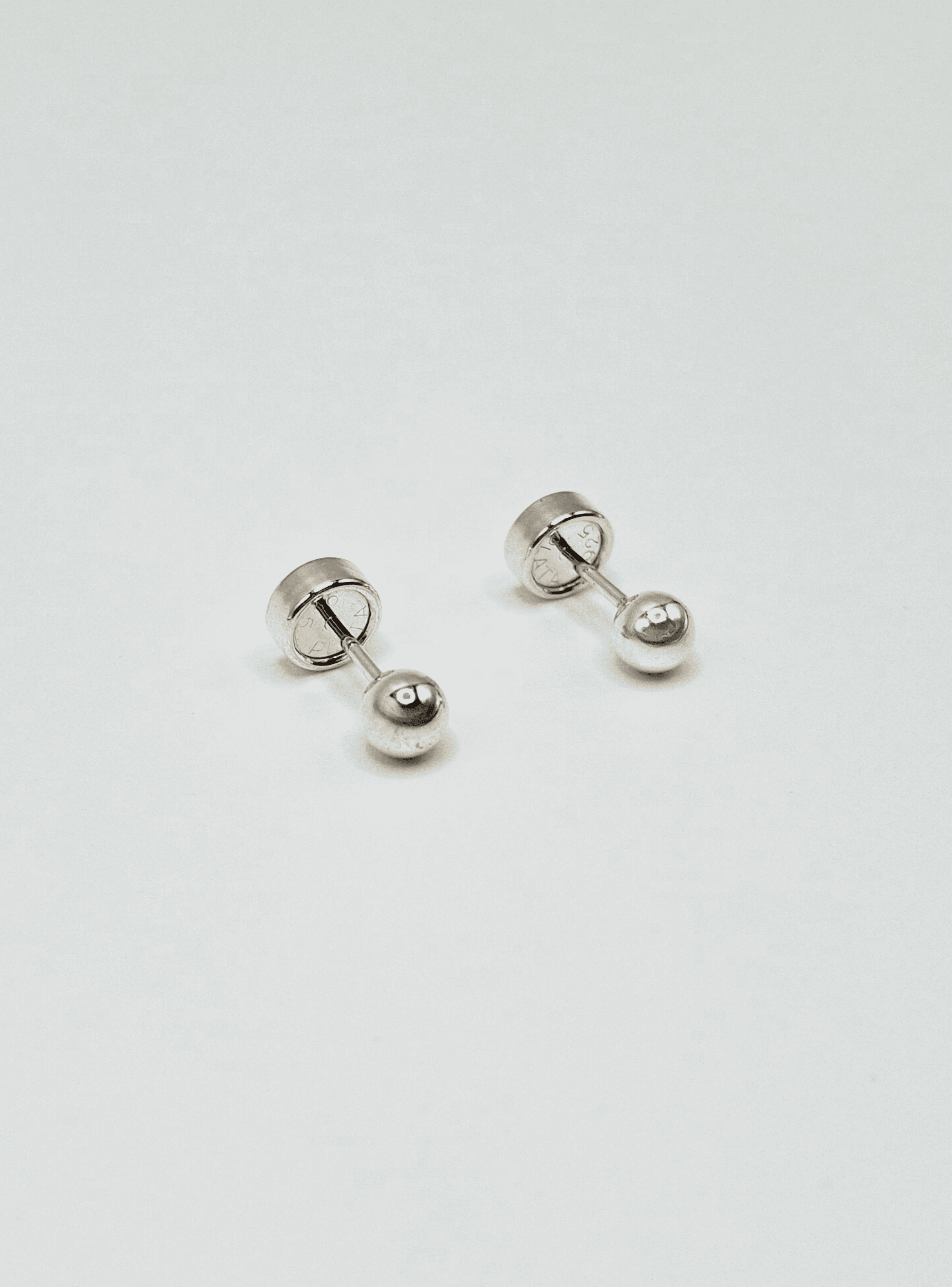 Aros Abridores Bolita de plata 4mm-2