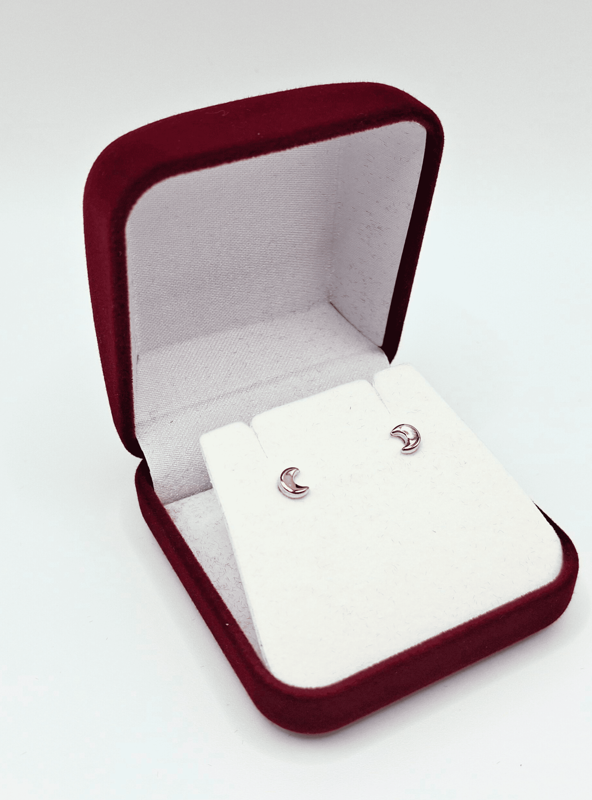  Aros abridores para bebé  y niña en oro laminado de 20k modelo luna.-1