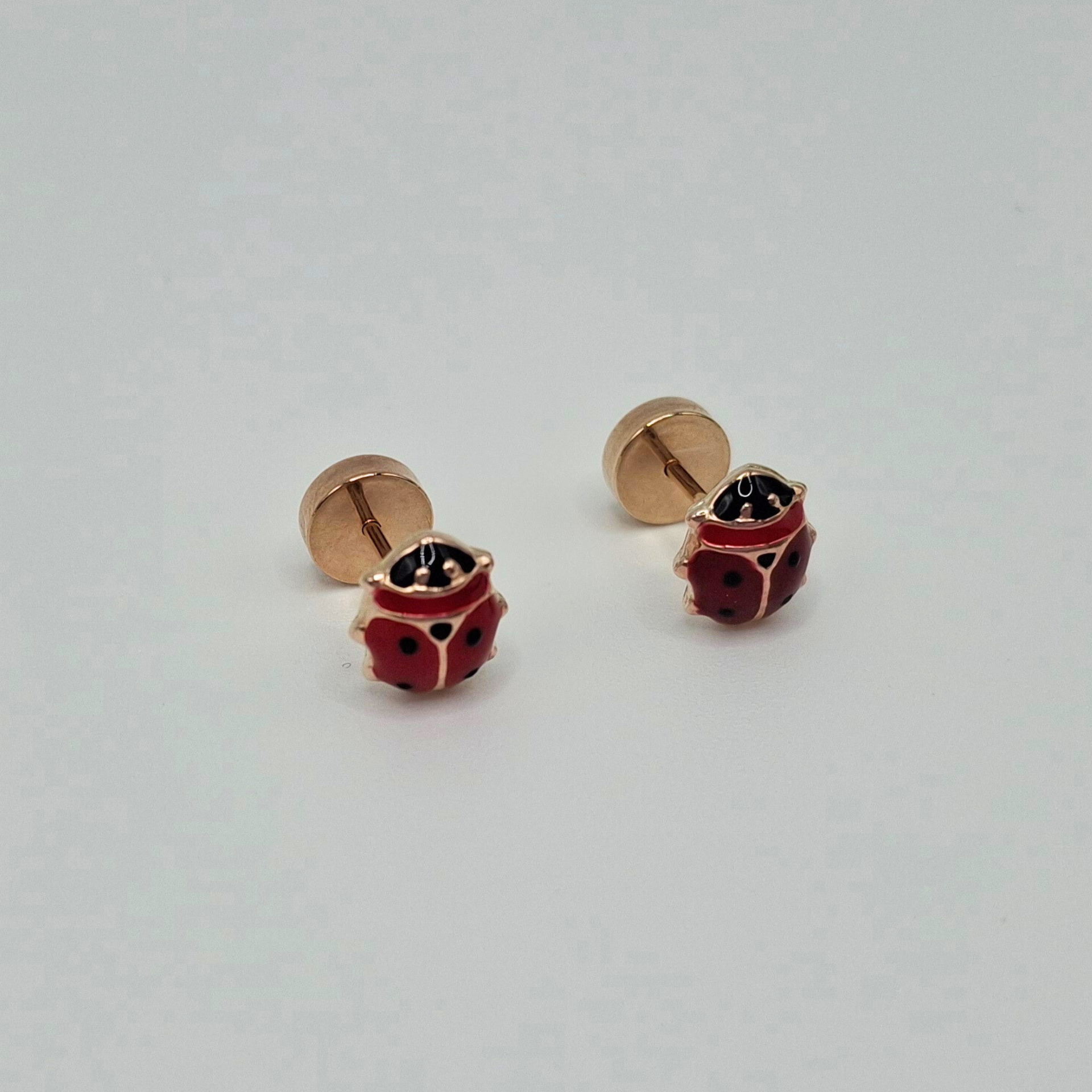 Aros abridores para bebé  y niña de oro 14k modelo chinitas.-2
