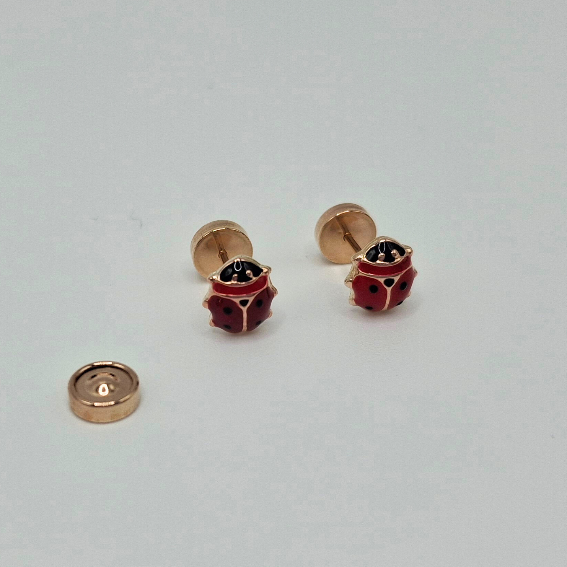 Aros abridores para bebé  y niña de oro 14k modelo chinitas.-5