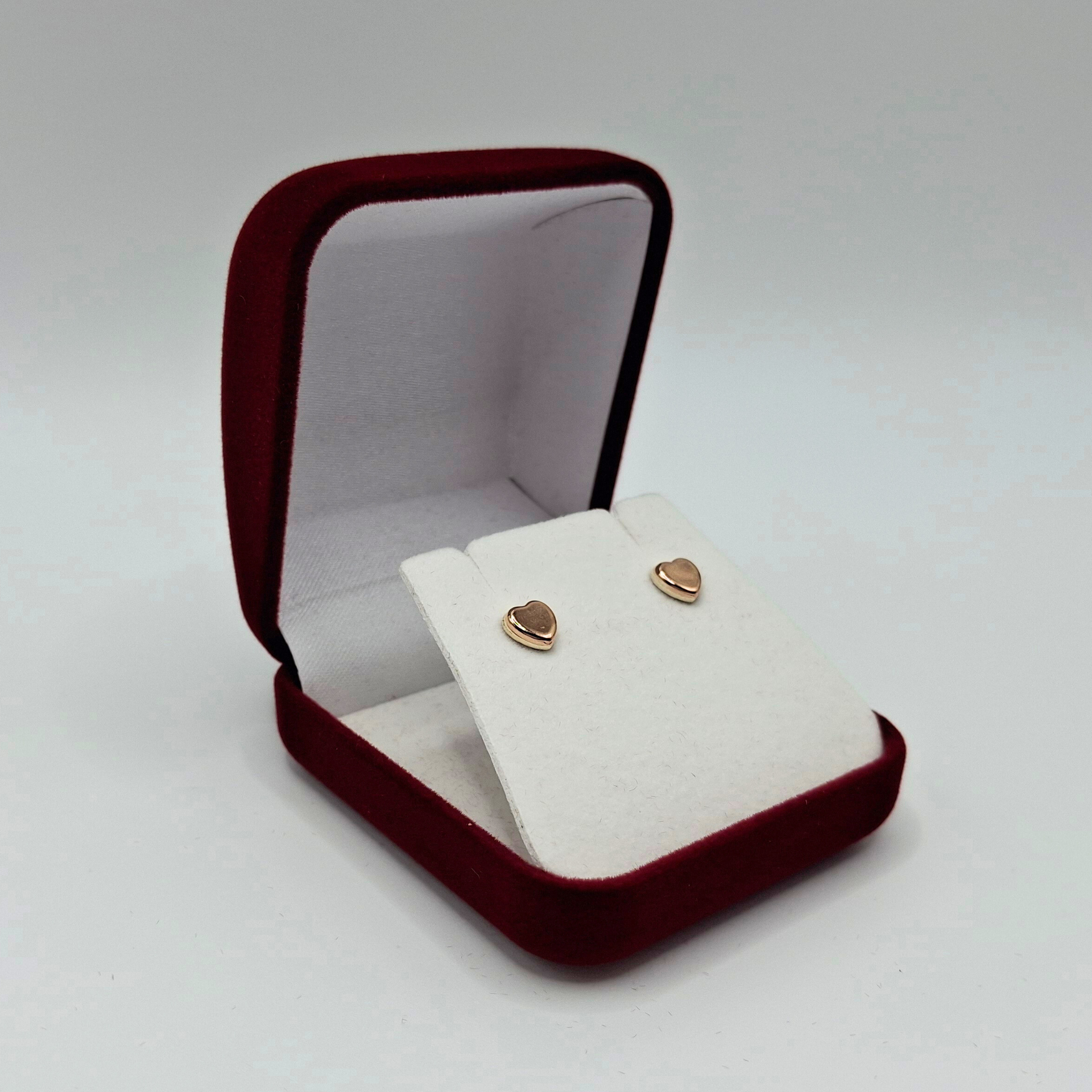 Aros abridores para bebé  y niña de oro 14k modelo corazón.-3