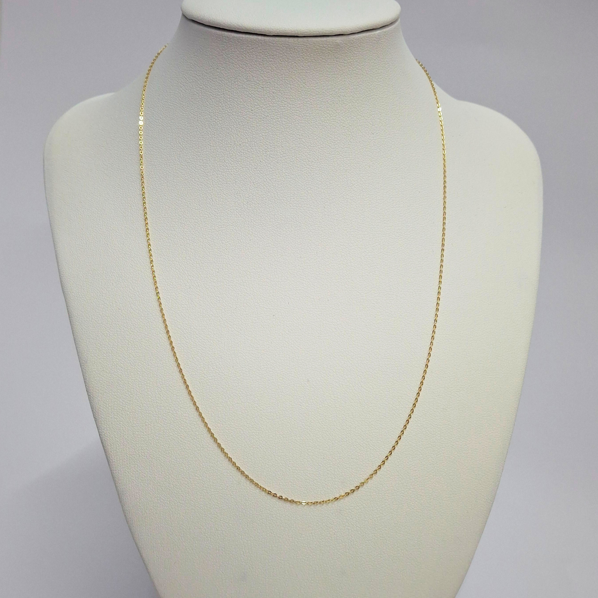Cadena de oro amarilo 45 cm-3