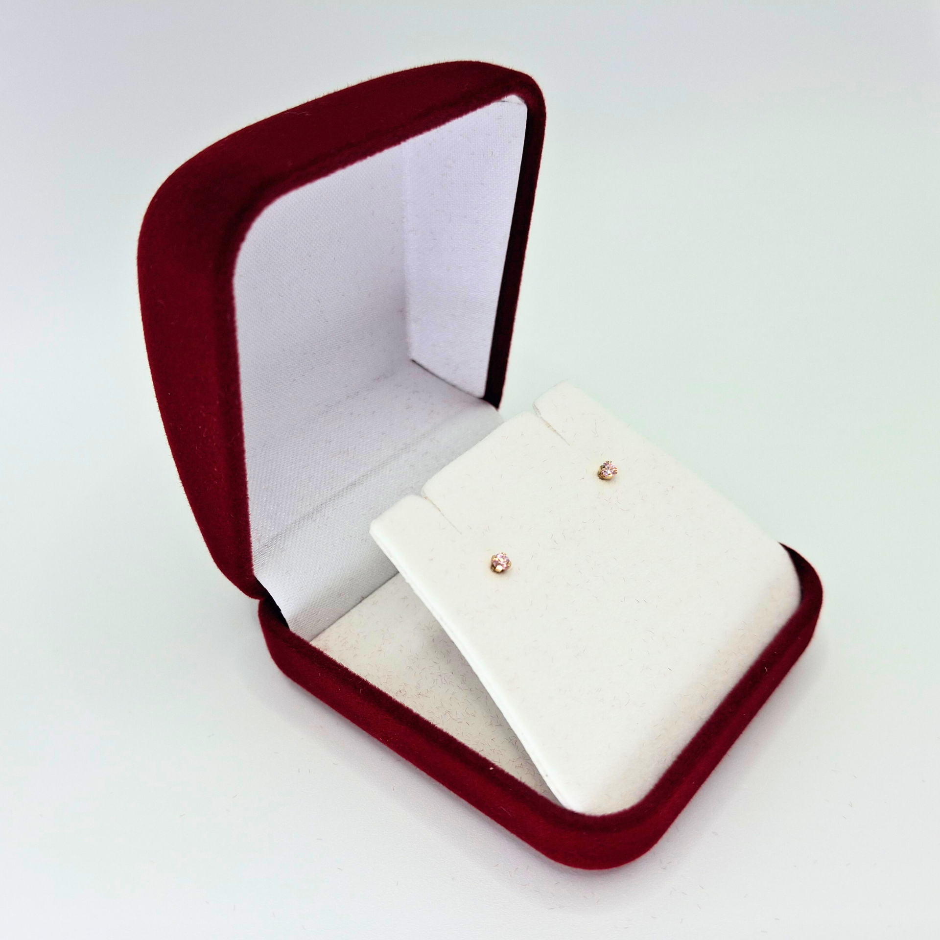 Aros abridores para bebé y niña, modelo grifa P rosa, oro 18k-3