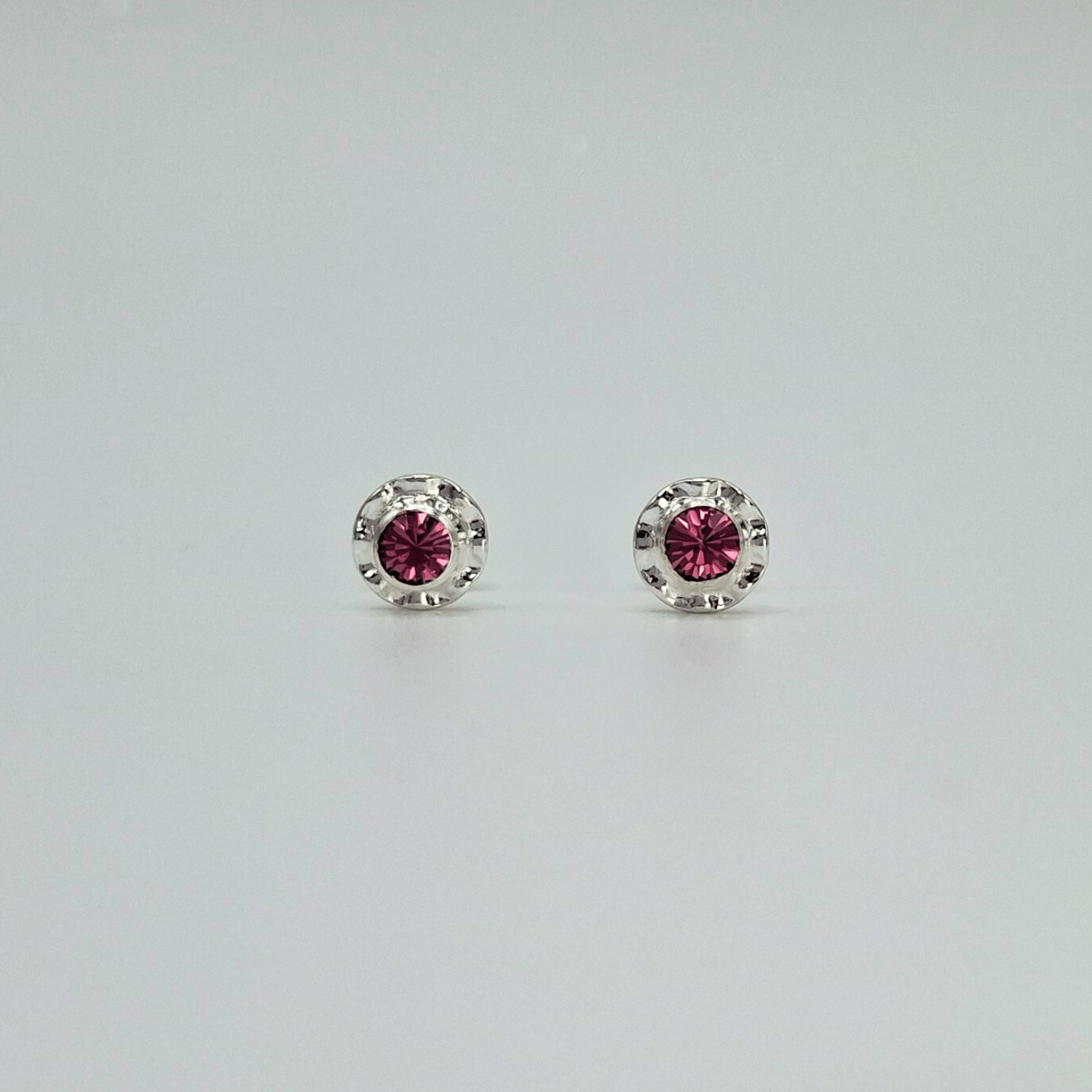 Aros abridores Flor de Circón y plata-2