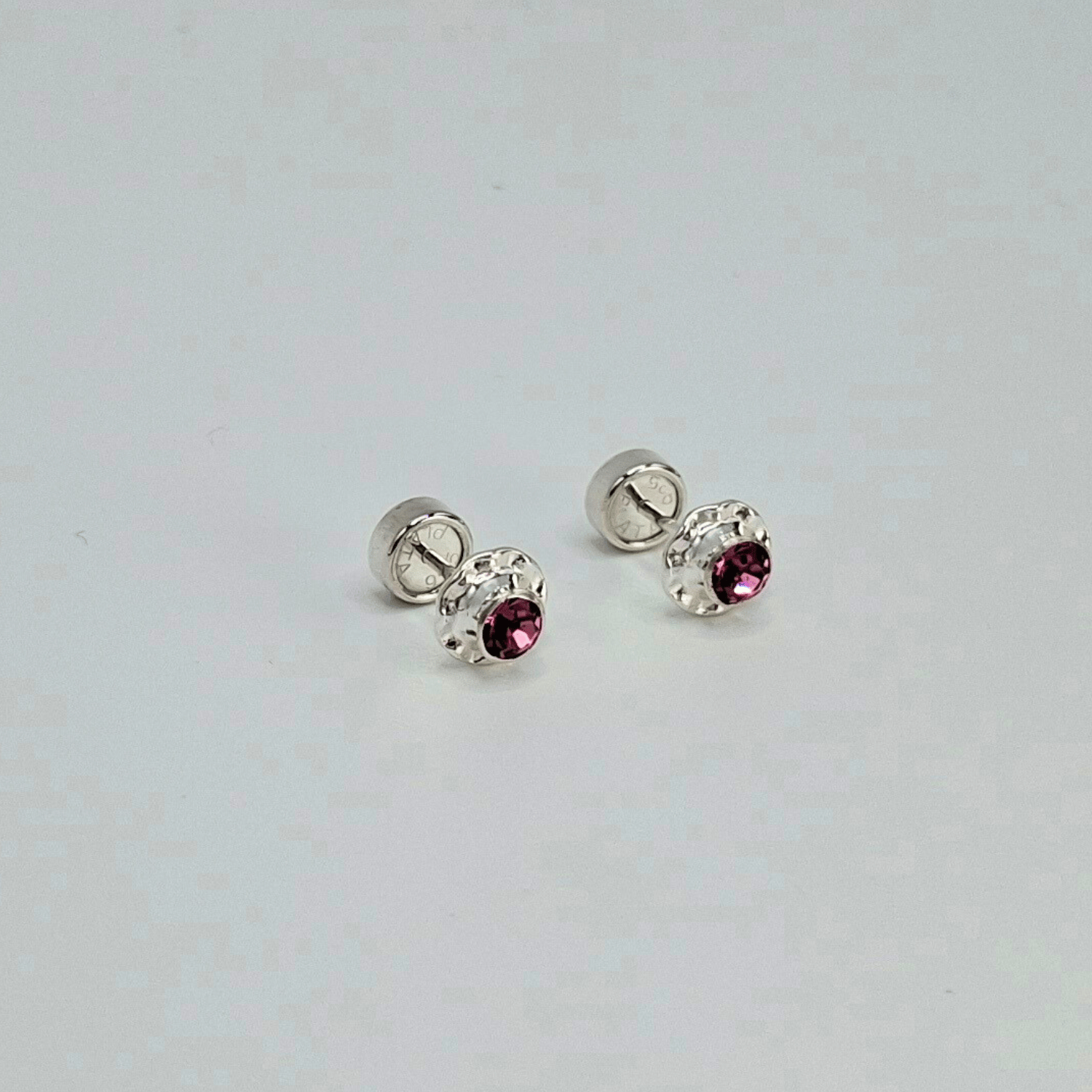 Aros abridores Flor de Circón y plata-4