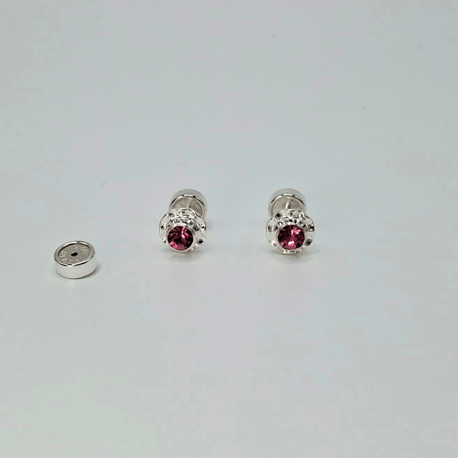 Aros abridores Flor de Circón y plata-5