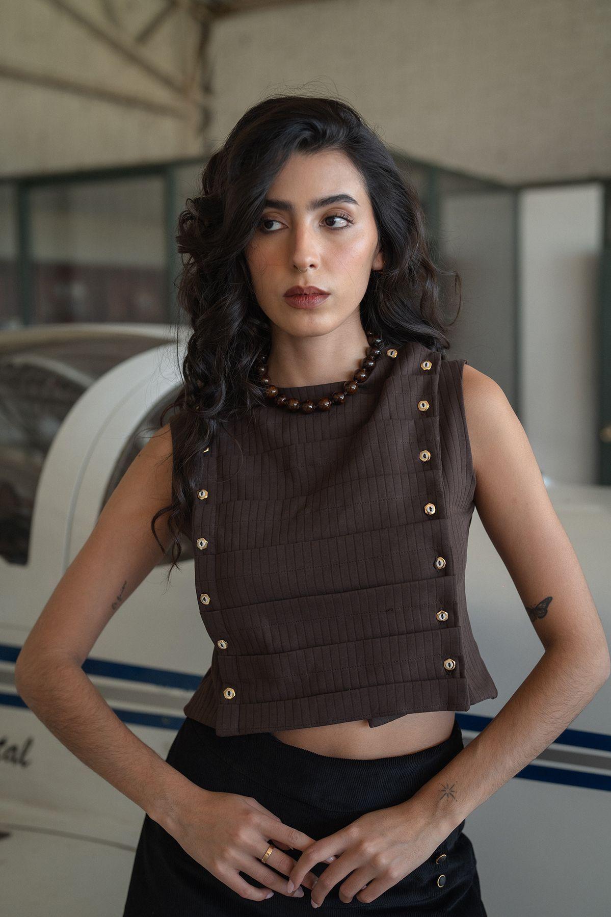 Blusa o Polera Semiotus Caf-2
