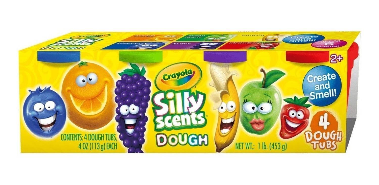 Crayola Silly Scents - Masas Olor A Frutas - 4 Unidades-1