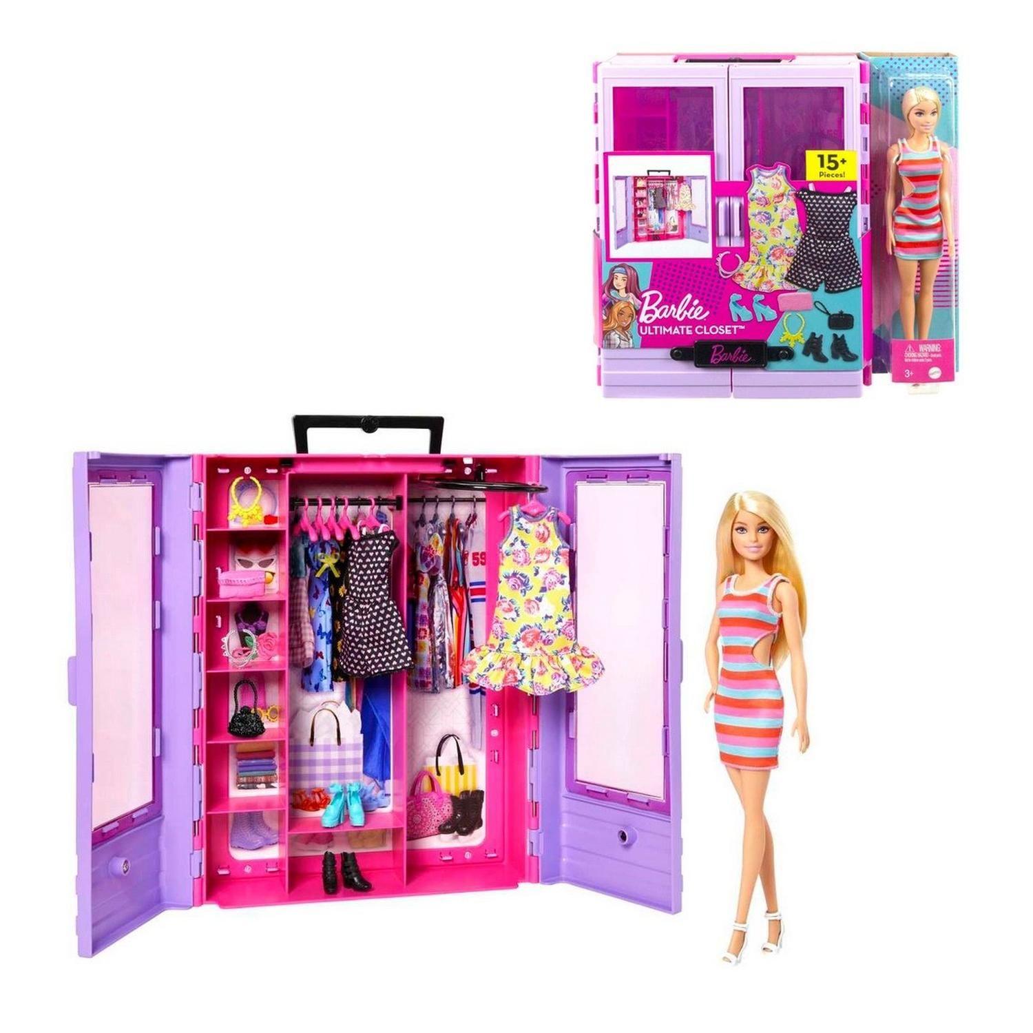 BARBIE NUEVO CLOSET DE LUJO CON MUÑECA-0