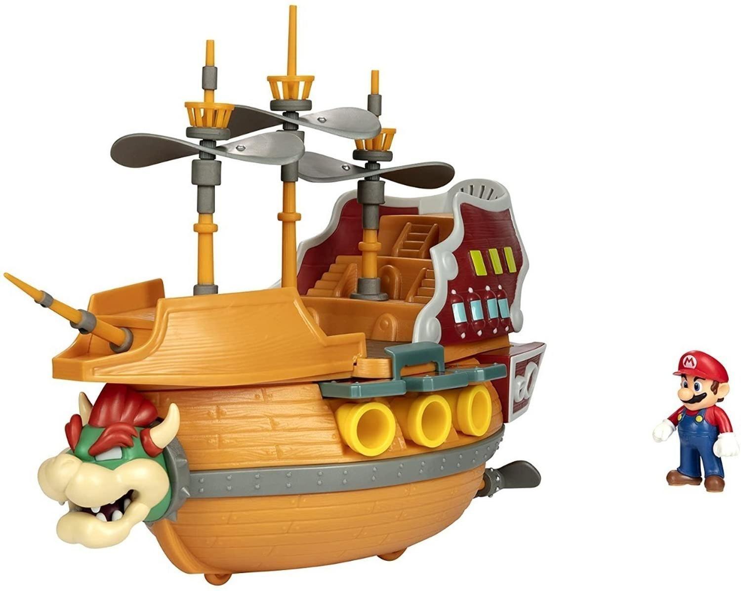 Super Mario- Deluxe Bowser's Airship Playset - Nintendo-2