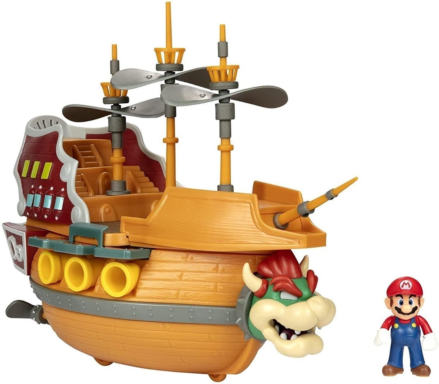 Super Mario- Deluxe Bowser's Airship Playset - Nintendo-3