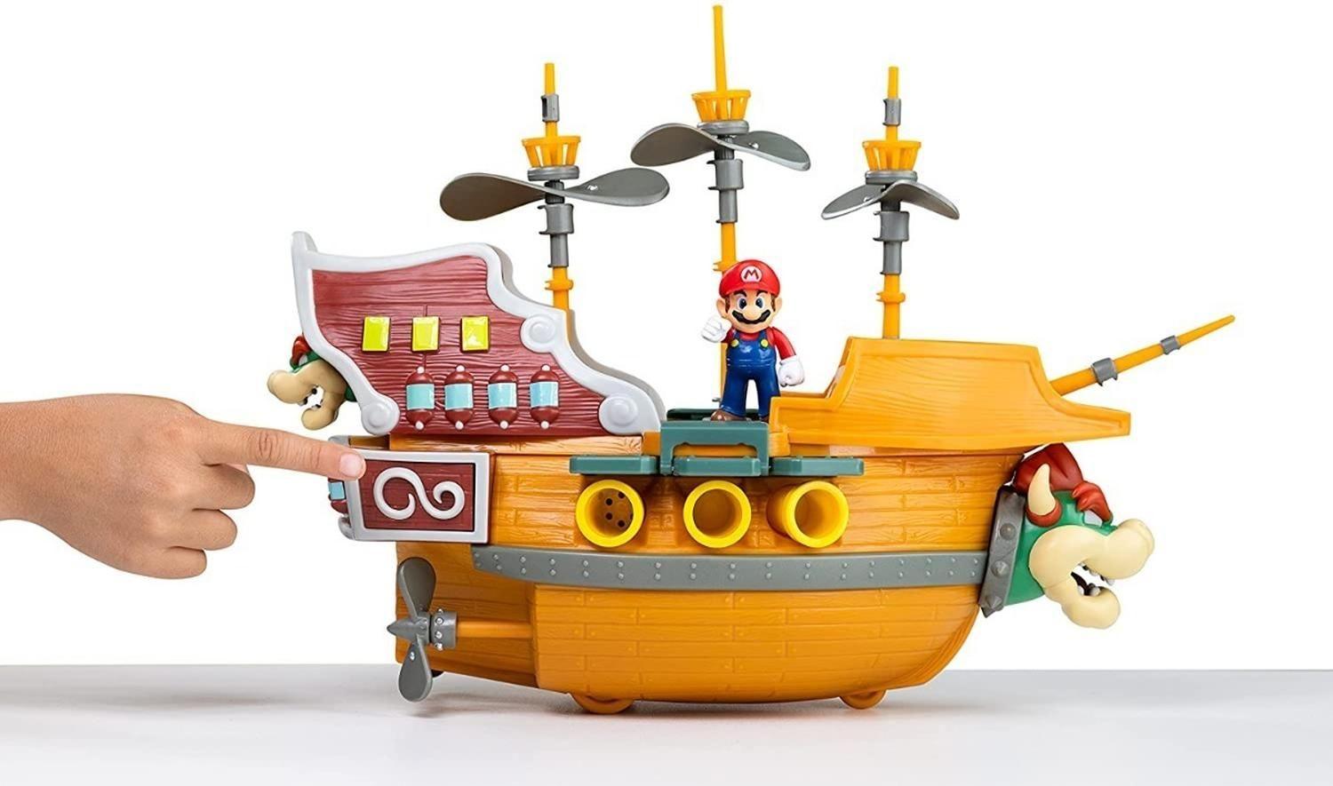 Super Mario- Deluxe Bowser's Airship Playset - Nintendo-4